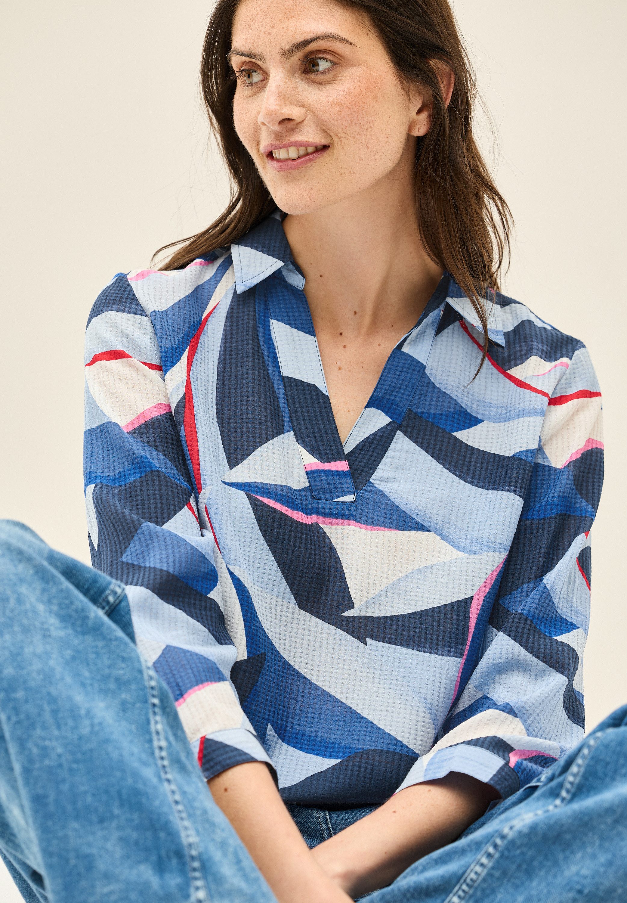 Cecil Overhemdblouse met grafisch patroon