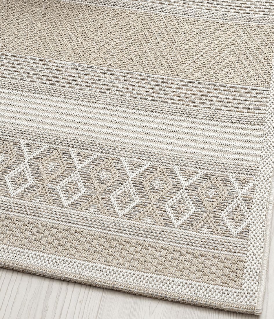 The carpet Vloerkleed Calgary round moderne robuuste binnen- en buitenkleed