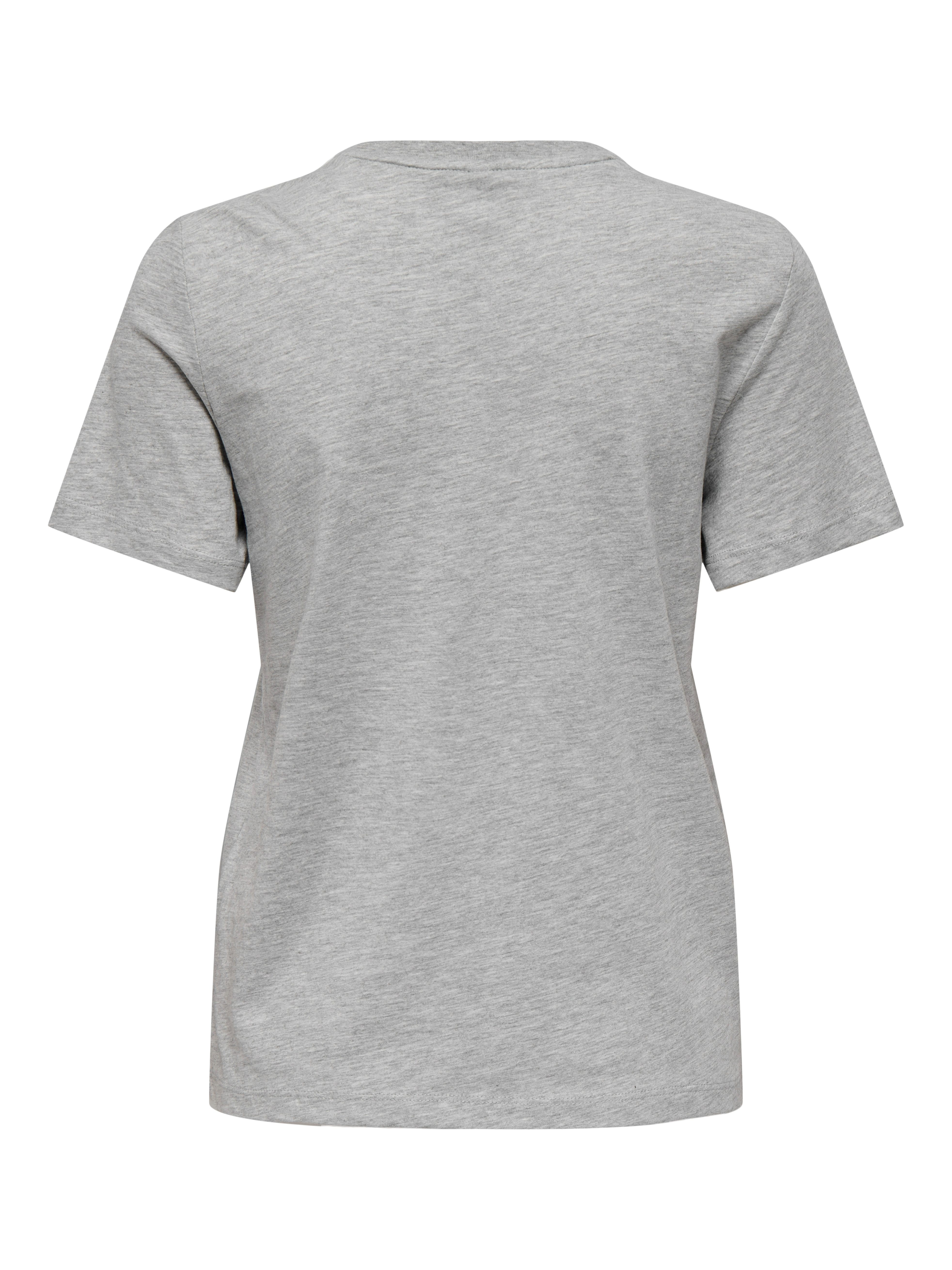 Only Shirt met korte mouwen ONLKITA LIFE REG S S HEEL TOP BOX JRS