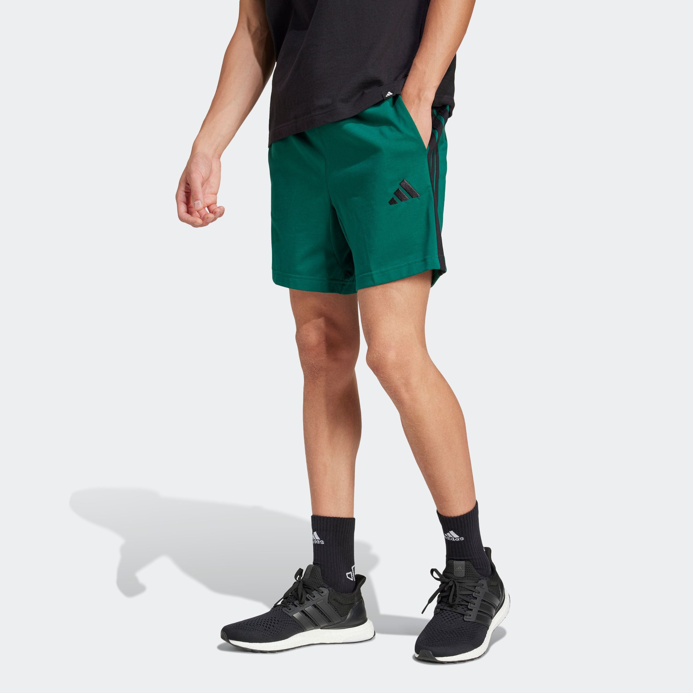 adidas Sportswear Short M 3S SJ 7 SHO drie-strepen trainingsshorts (1-delig)