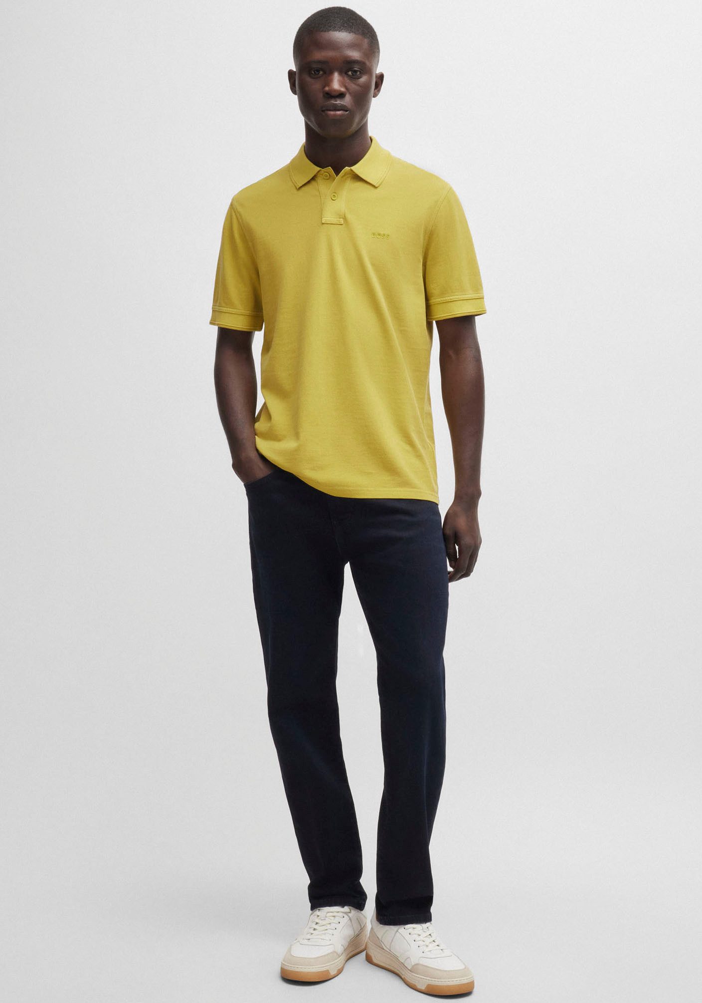 Boss Orange Poloshirt Prime met een polokraag