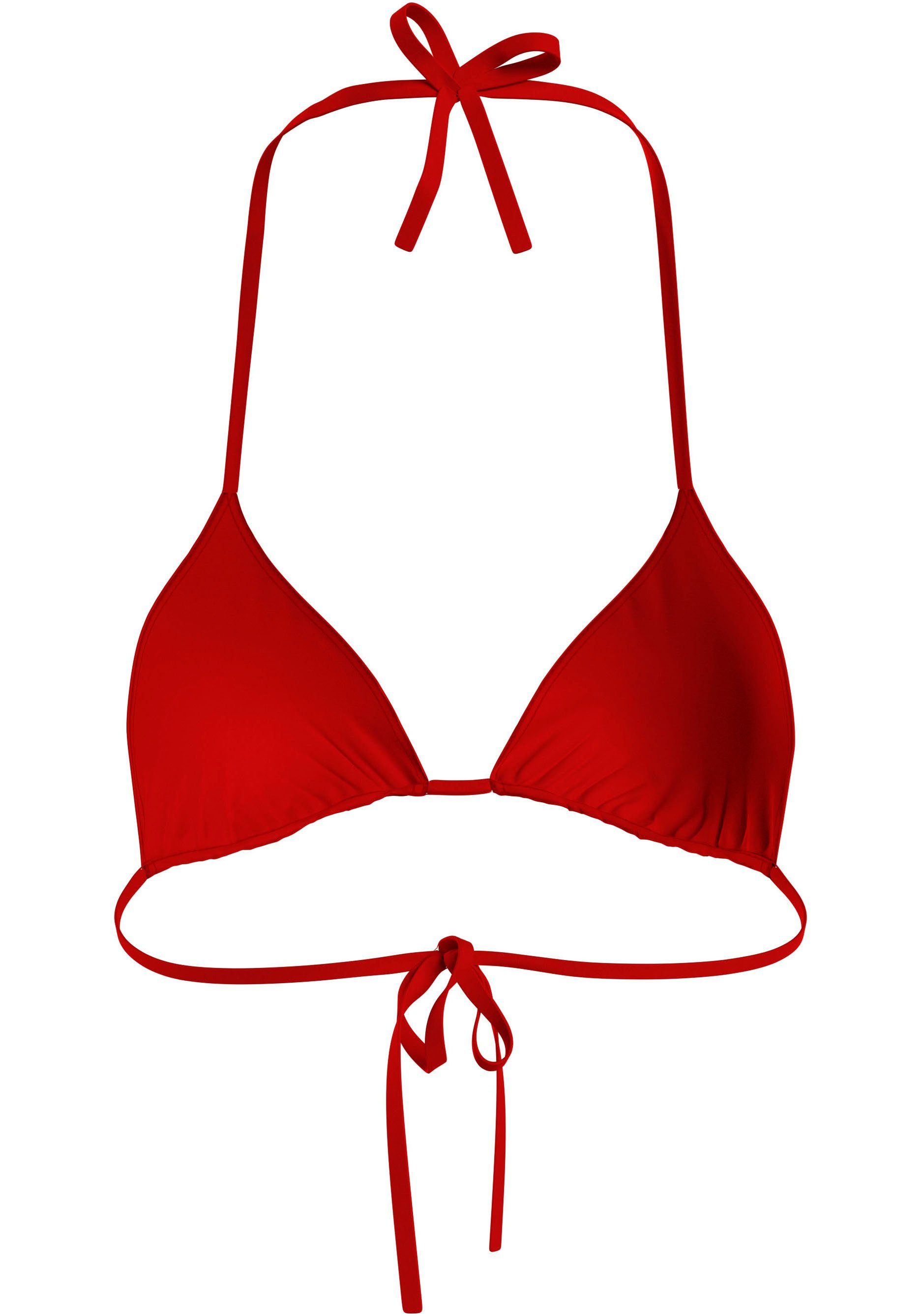 Tommy Hilfiger Swimwear Triangel-bikinitop TRIANGLE RP met een logo-opschrift