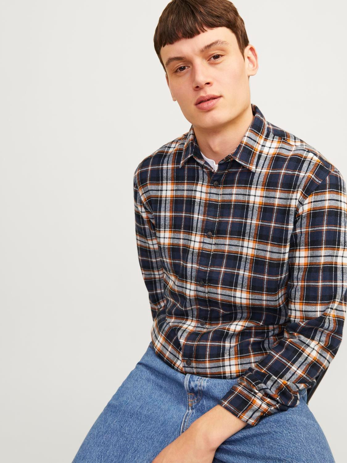 Jack & Jones Overhemd met lange mouwen JJJOSHUA FALL FLANNEL SHIRT LS