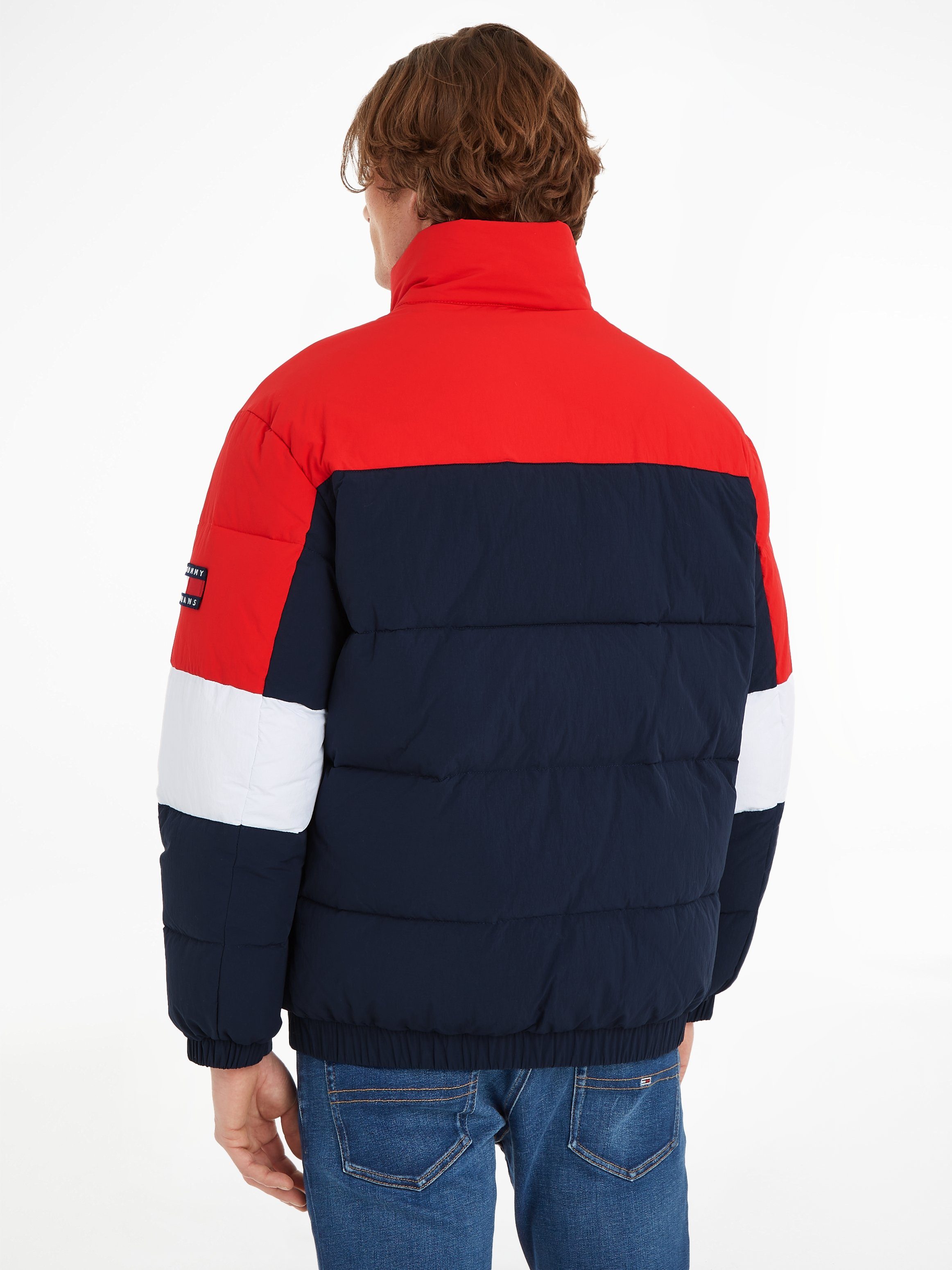 TOMMY JEANS Gewatteerde jas TJM RWB COLORBLOCK PUFFER