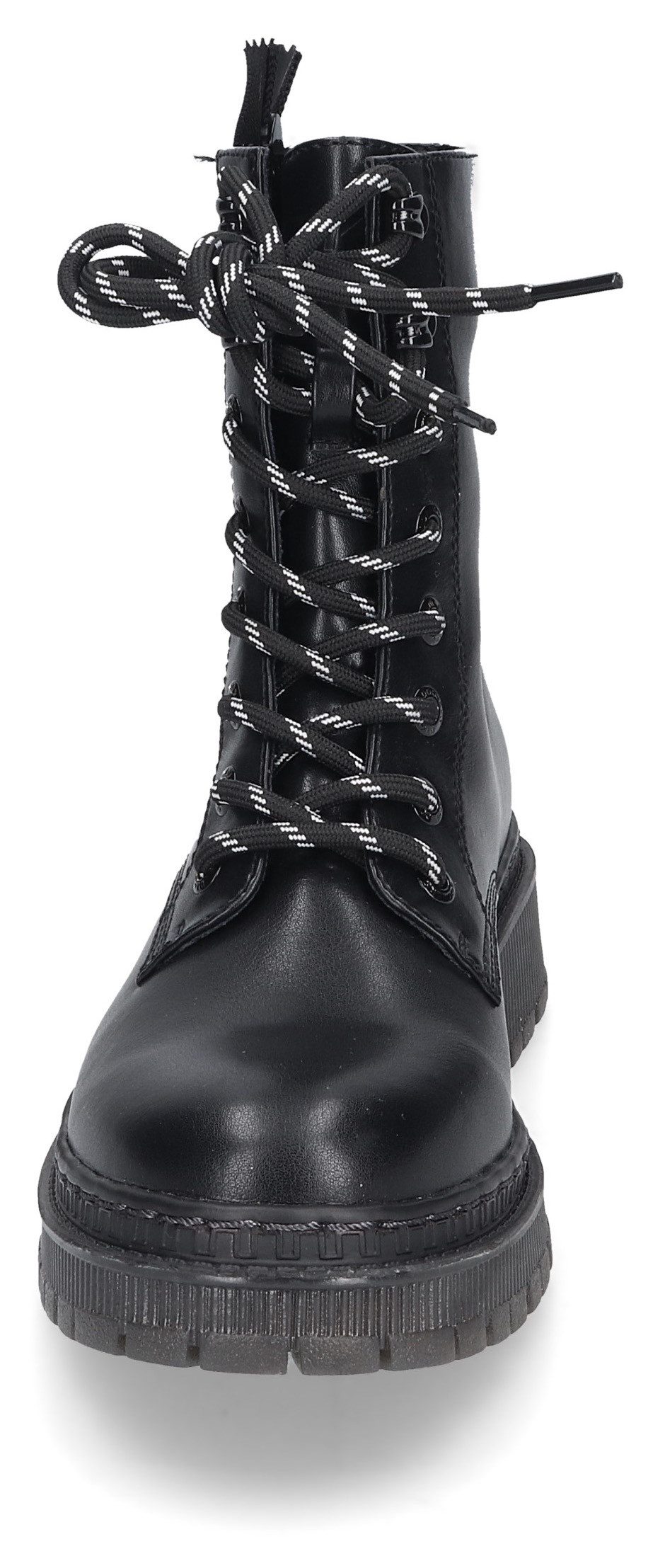 Dockers by Gerli Veterlaarzen Biker boots, plateau laarzen met modieuze textielband