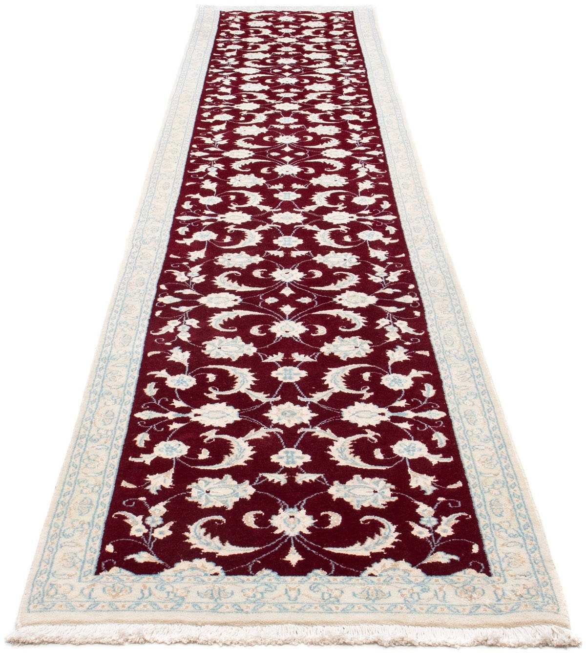 morgenland Wollen kleed Moud figuratief beige 291 x 96 cm Uniek exemplaar met certificaat
