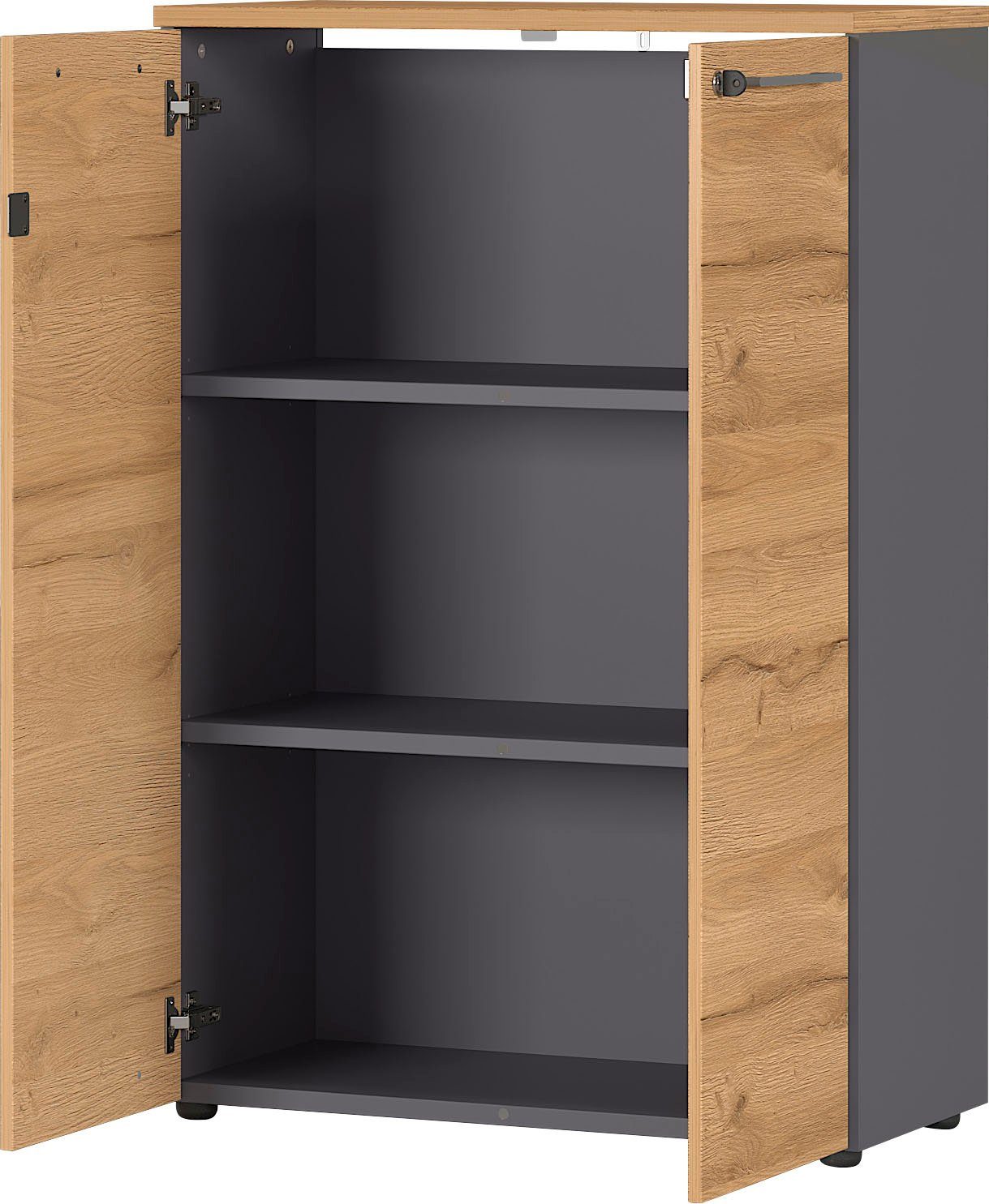 GERMANIA Archiefkast GW-Agenda opt. met lade, afmetingen 80x120 cm, made in germany