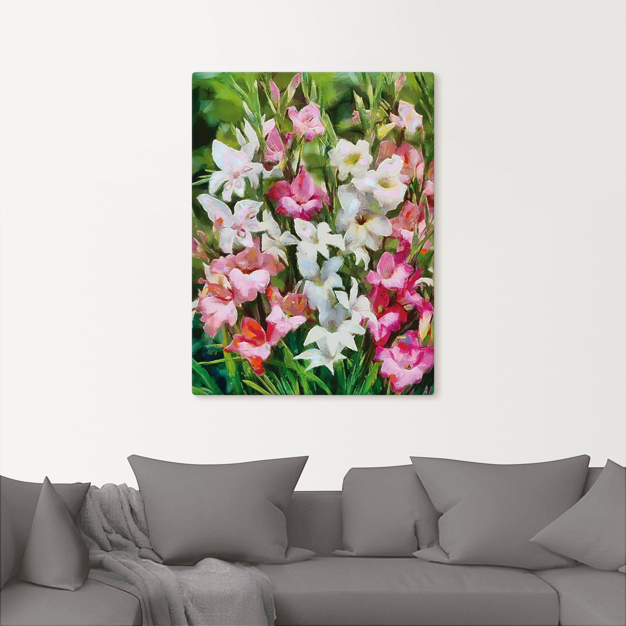 Artland Artprint Gladiolus II als artprint van aluminium, artprint op linnen, muursticker of poster in verschillende maten