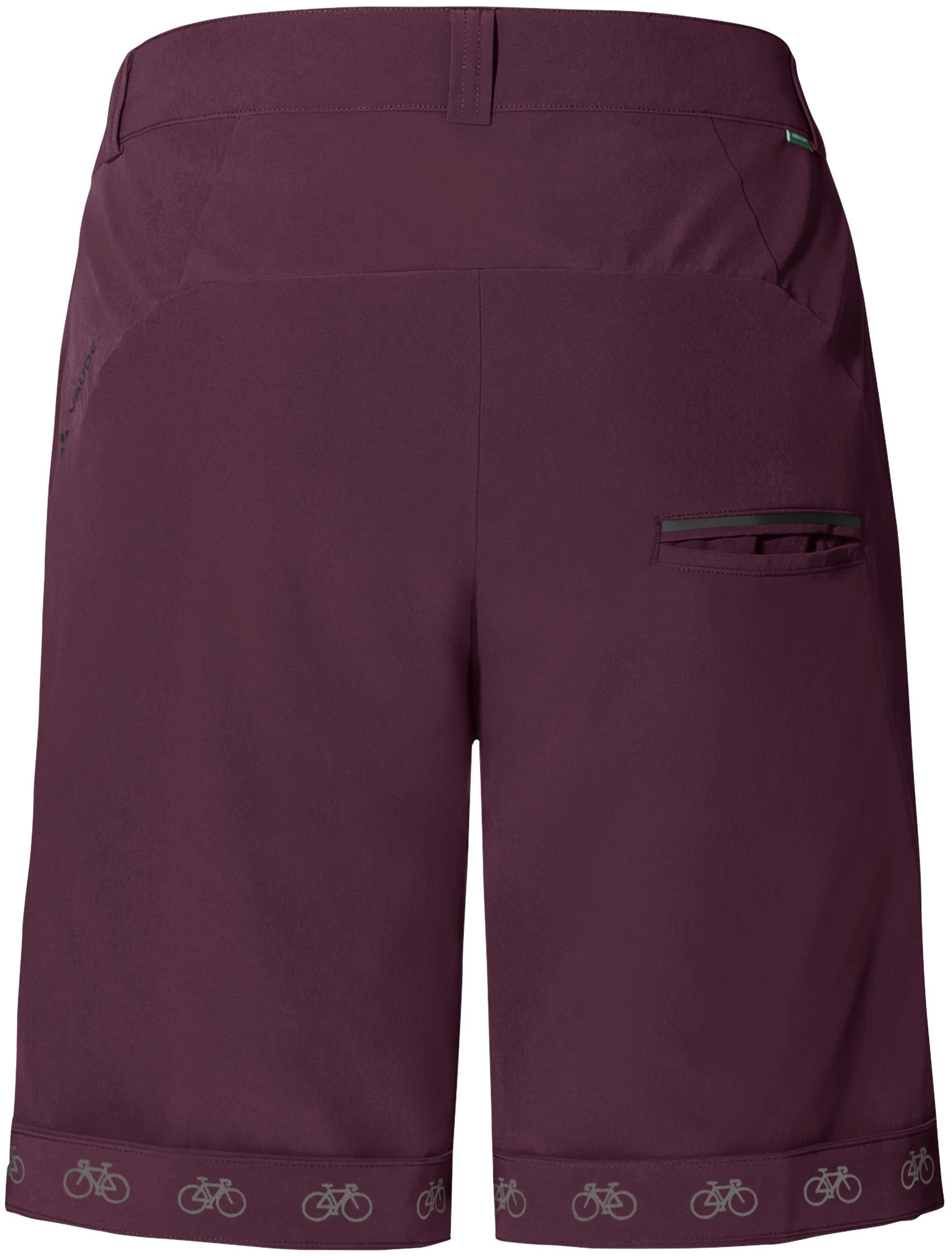 VAUDE Fietsbroek WOMEN'S CYCLIST SHORTS reflecterende elementen