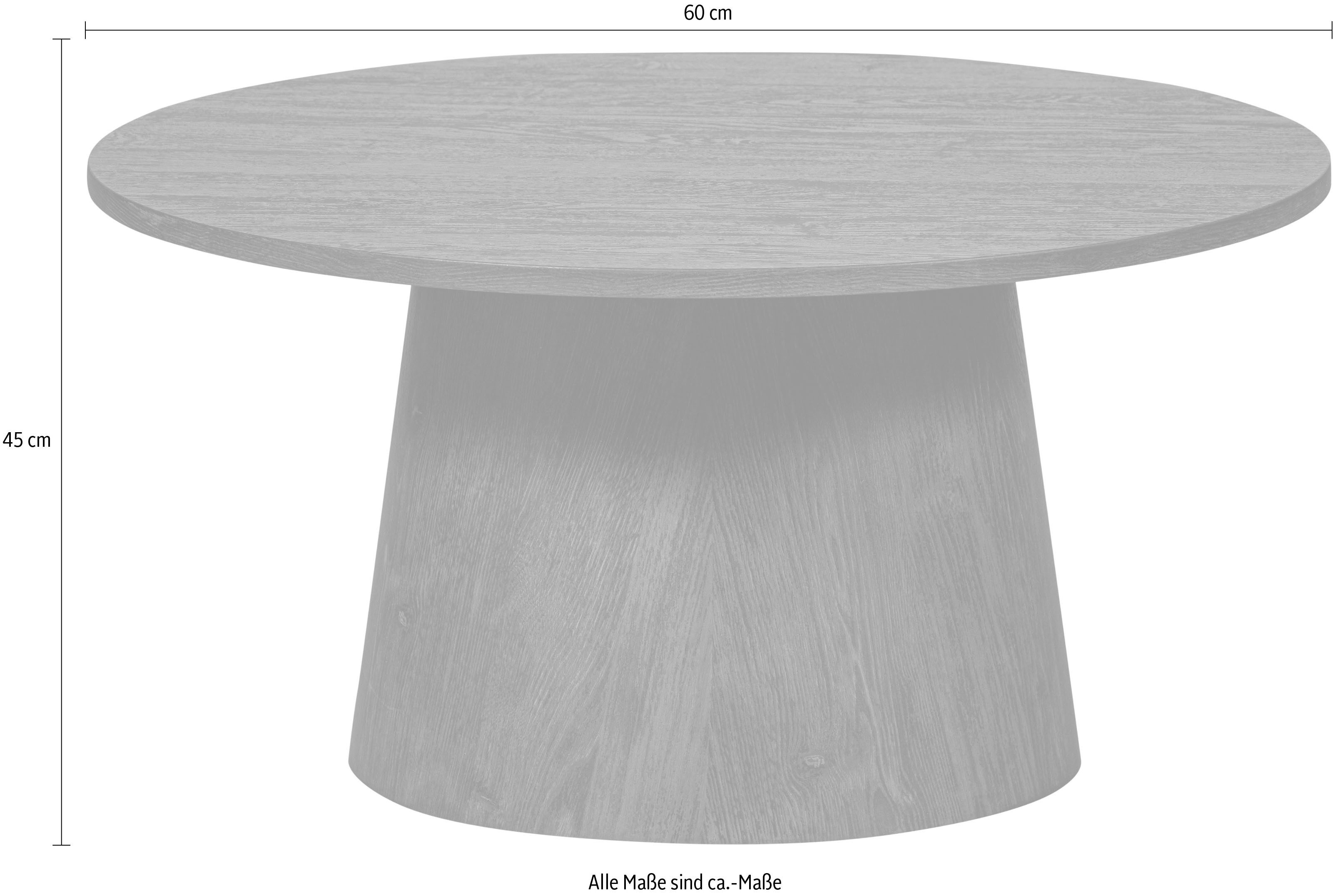 WOOOD Salontafel Venlo ronde vorm, h 45 cm x ø 60 cm