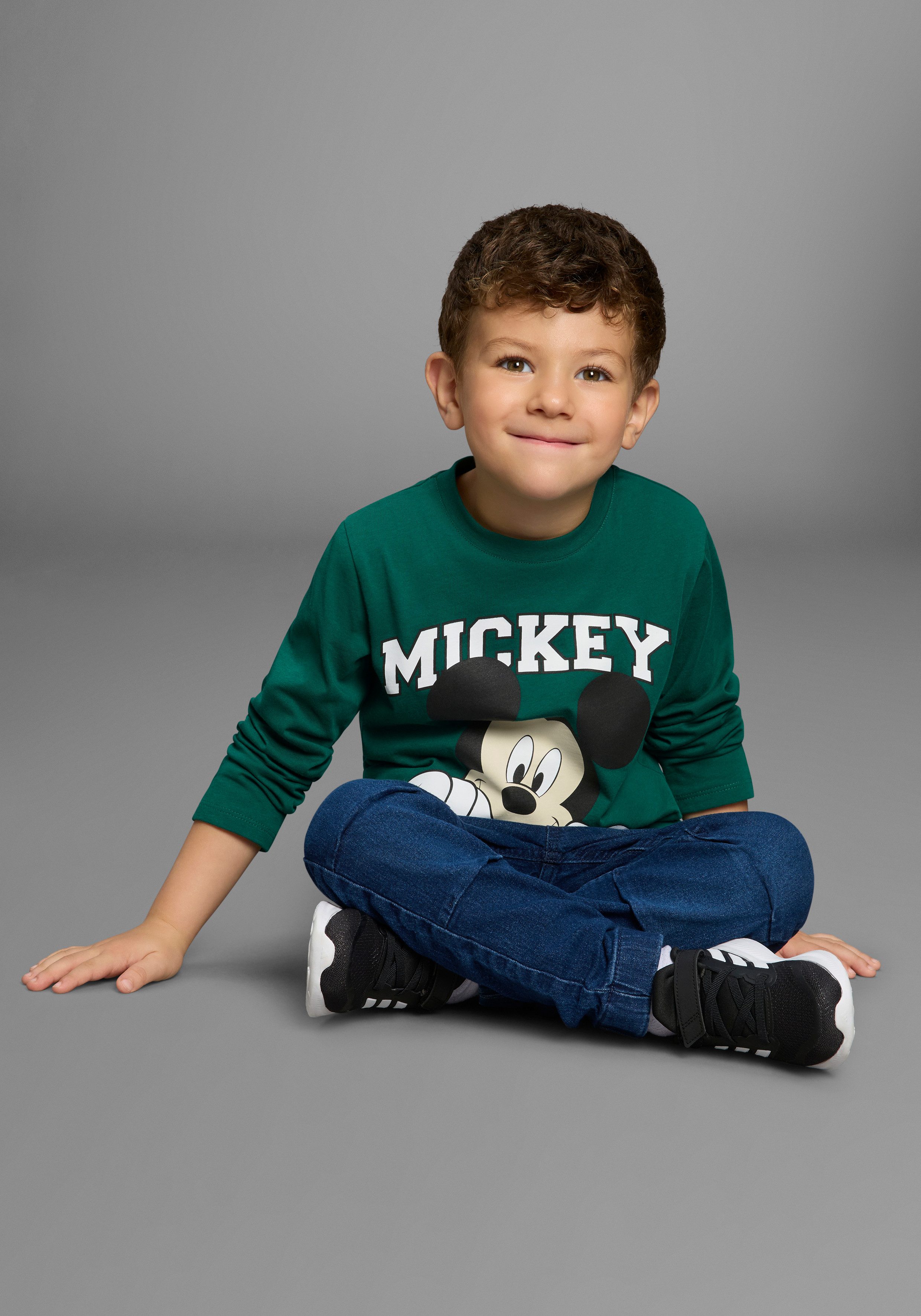 KIDSWORLD Shirt met lange mouwen Disney Shirt Mickey Mouse Disney Shirt met Mickey Mouse print