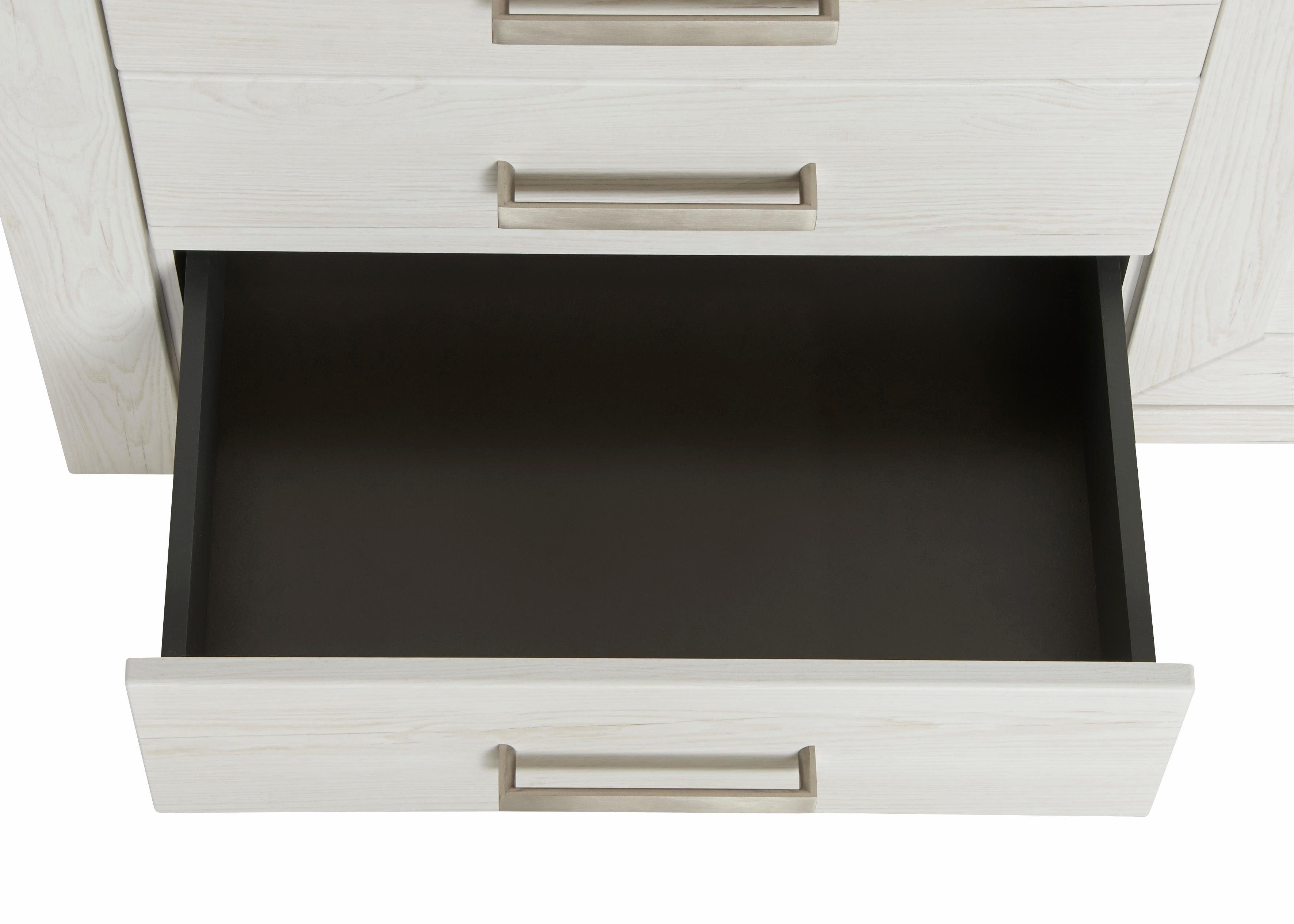 set one by Musterring Dressoir York Type 51, met veel opbergruimte, handvat zilverkleur, B 184 x H 79 cm