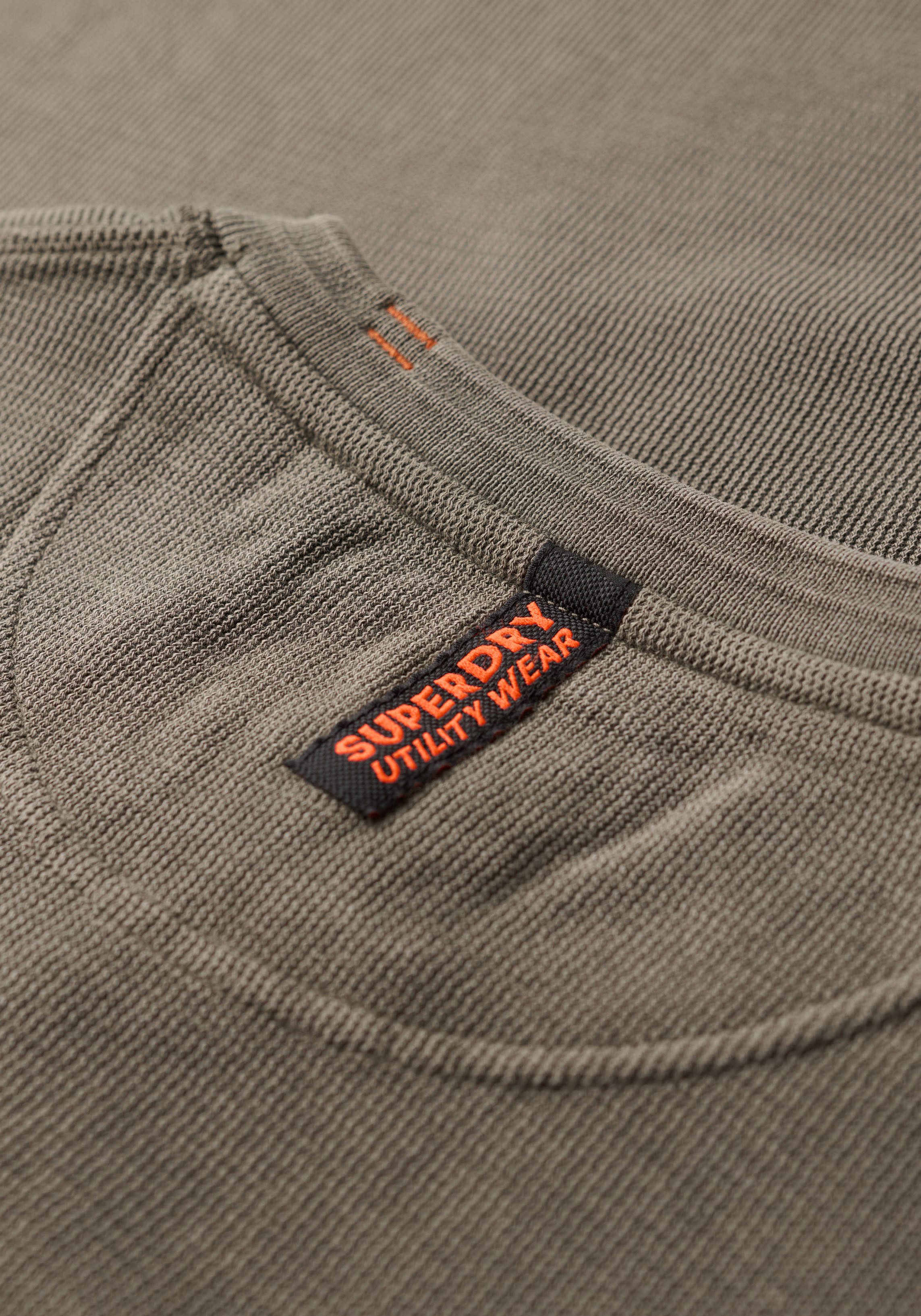 Superdry T-shirt Vintage Textured Grandad Top