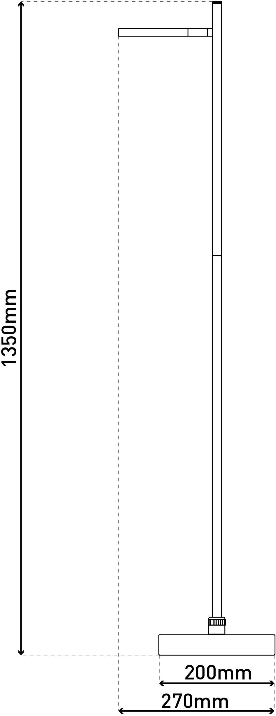 näve Led-staande lamp Lupa
