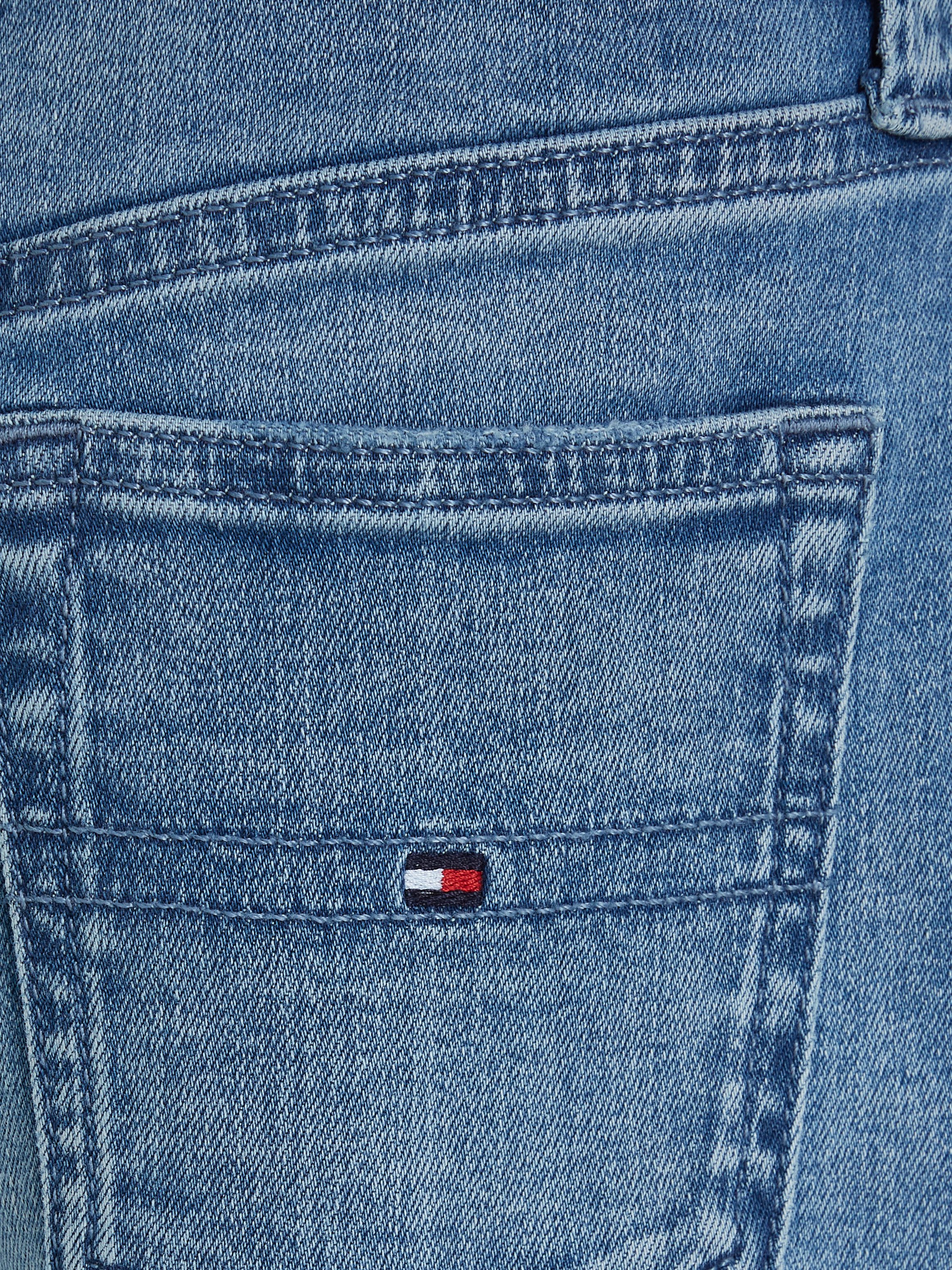 Tommy Hilfiger Straight jeans MABEL VINTAGE STRAIGHT DENIM Kinderen tot 16 jaar met logostiksel