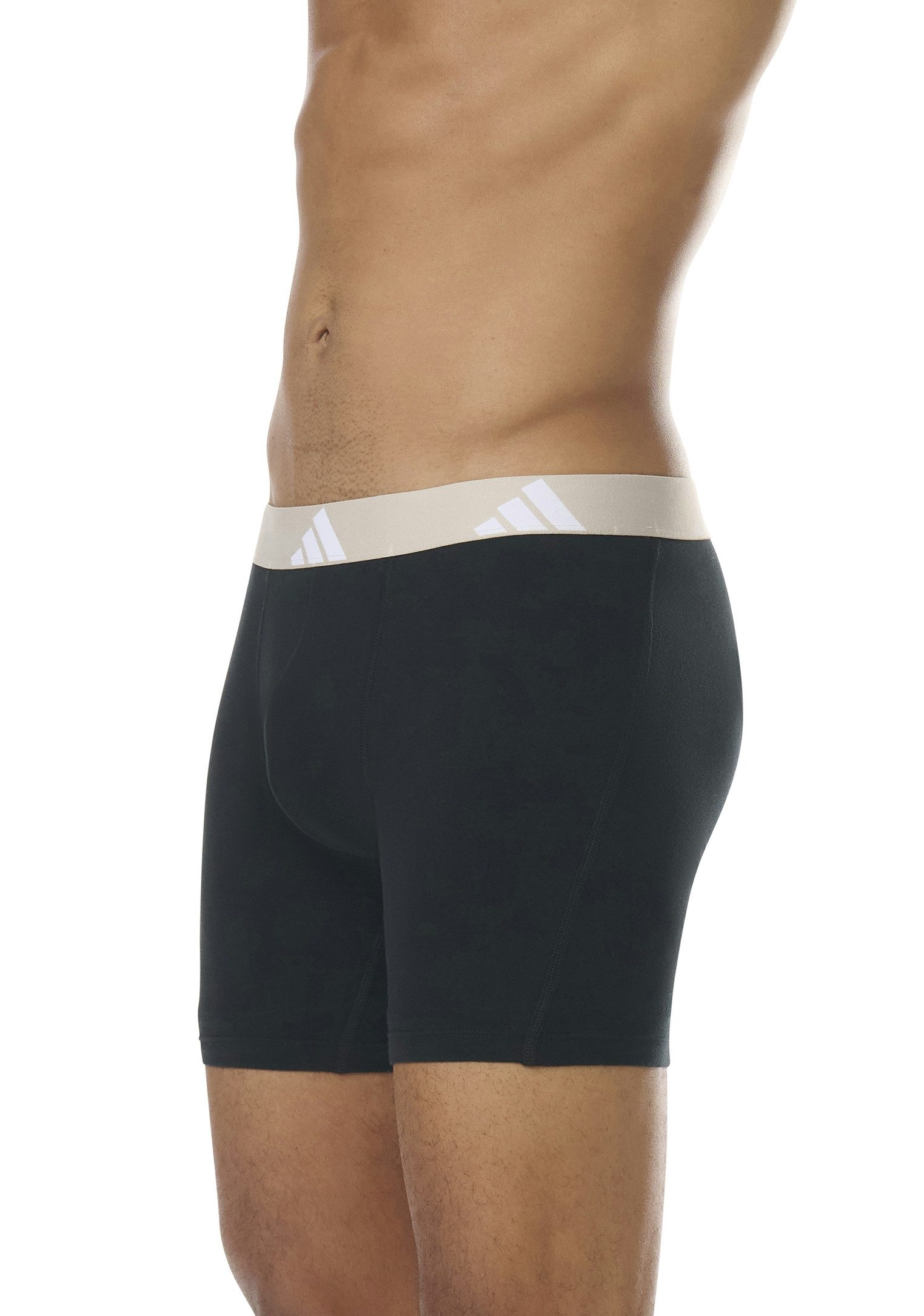 adidas Sportswear Boxershort Active Flex Cotton met iets langere pijp (Set van 3)