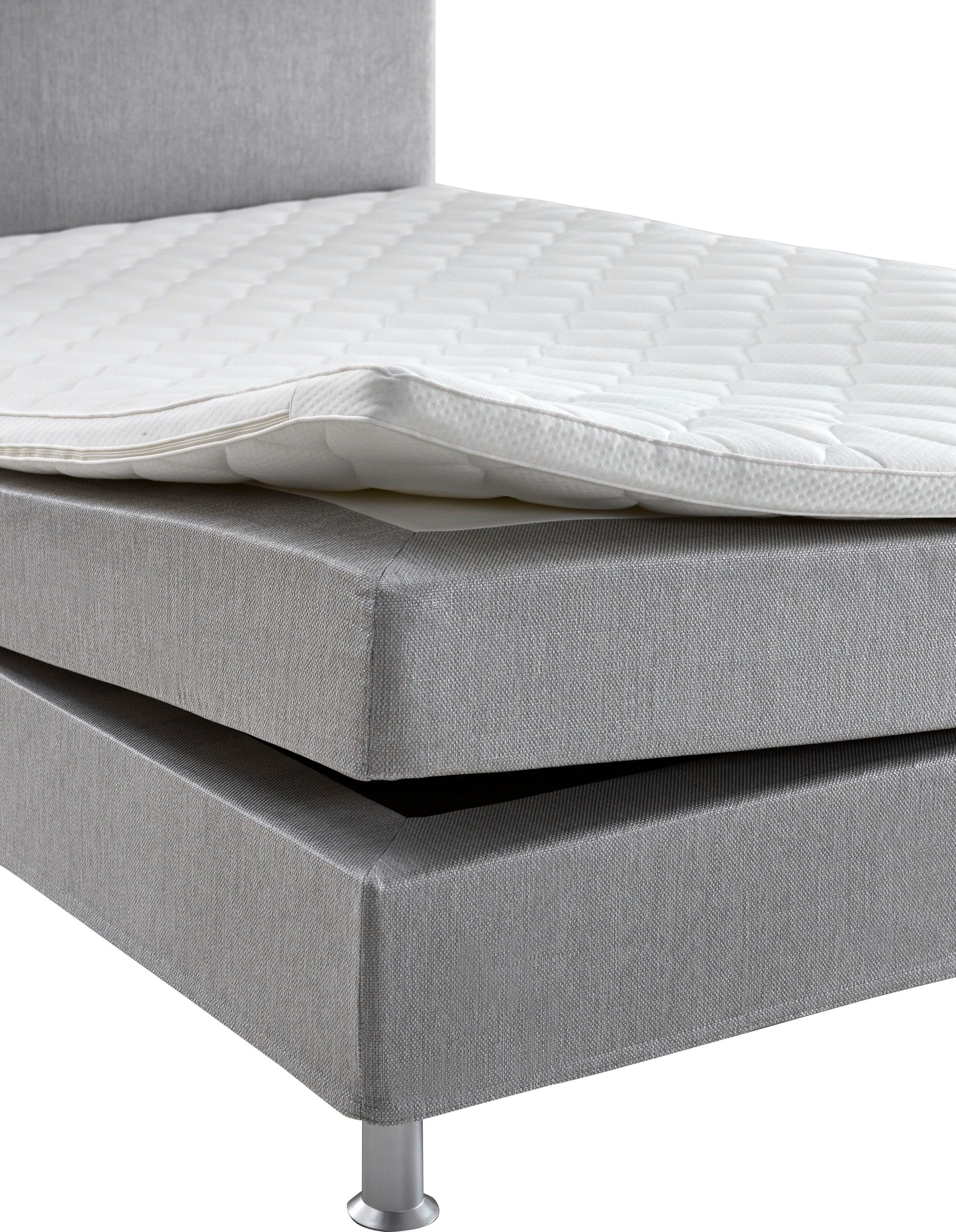 ATLANTIC home collection Boxspring Edison inclusief bonell-binnenveringsmatras en topmatras