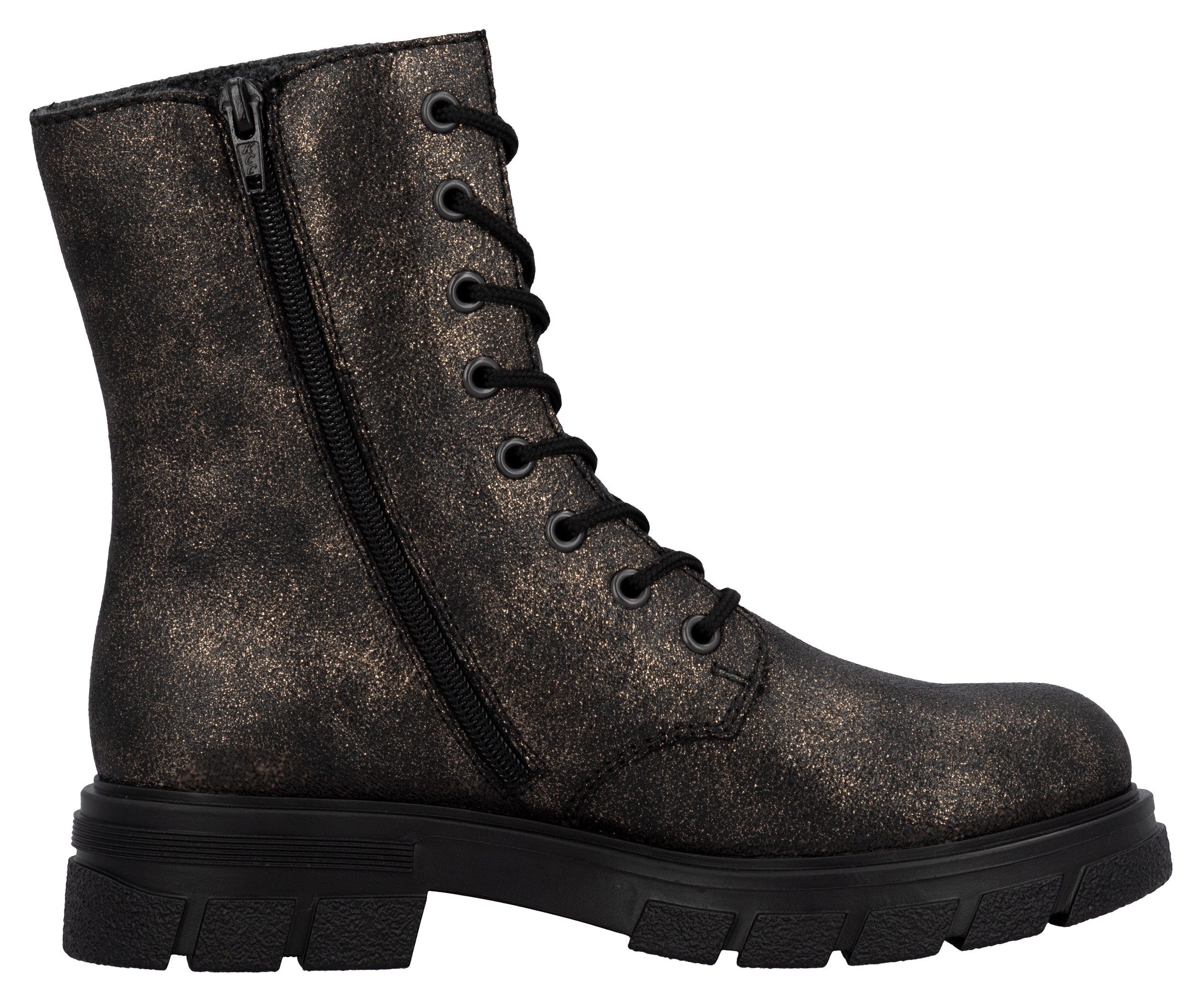 Rieker Veterschoenen enkellaars, hakken, met extra binnenrits