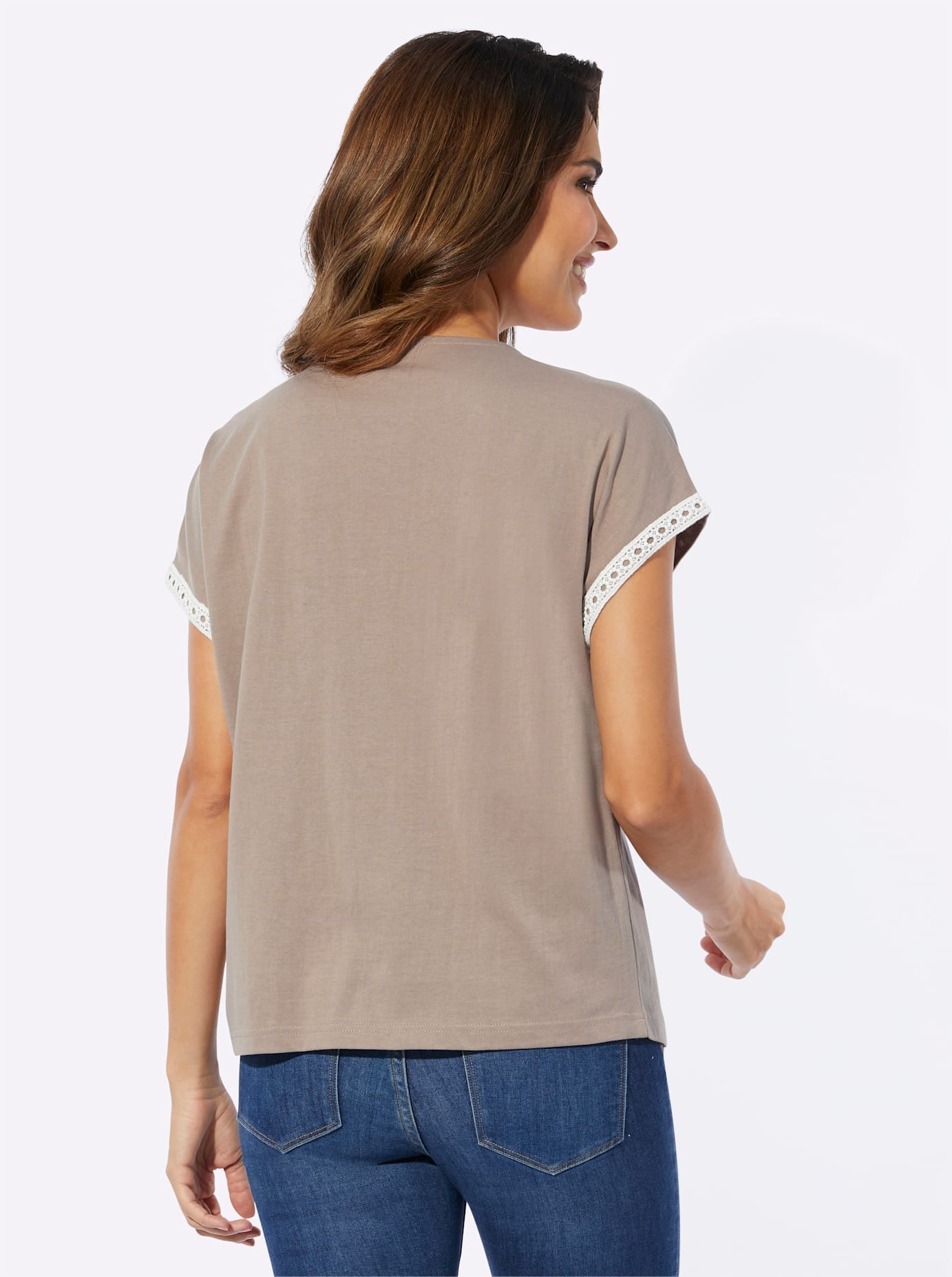 Classic Basics Shirt met V-hals (1-delig)