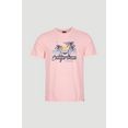 o'neill t-shirt "california beach" roze