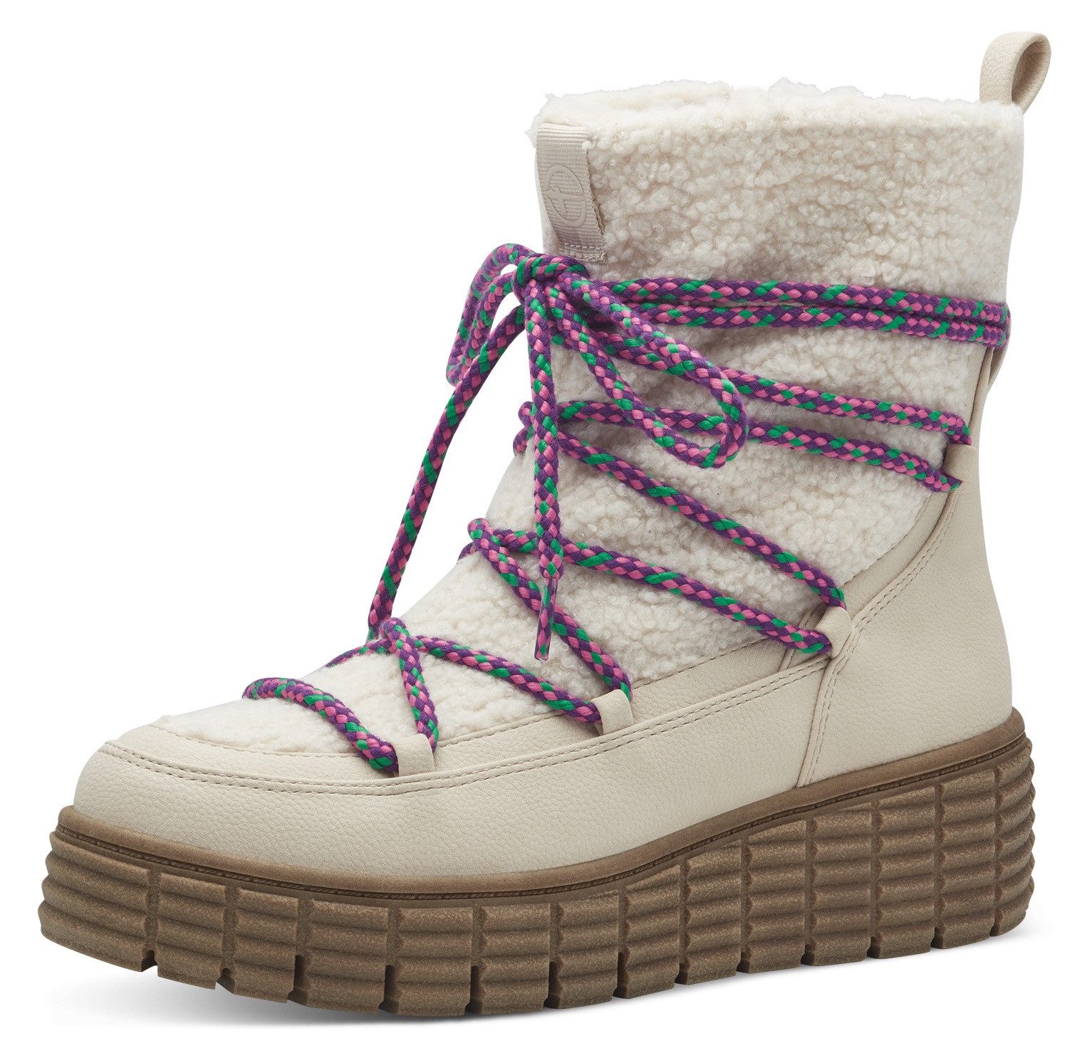 Tamaris Winterlaarzen ,sleehak, plateau, winterlaarzen, outdoorboots, vegan verwerking