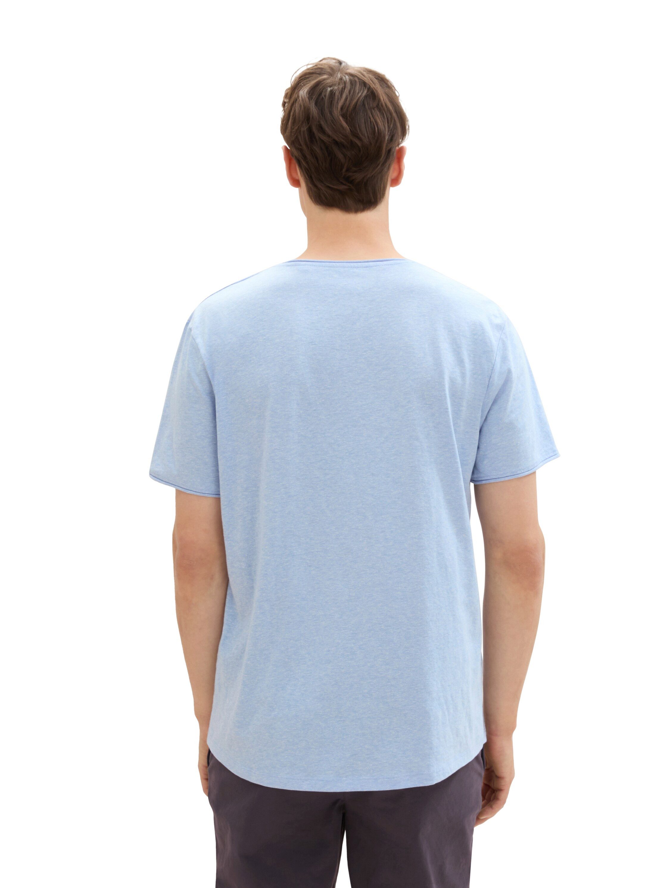 Tom Tailor Denim T-shirt in gemêleerde look