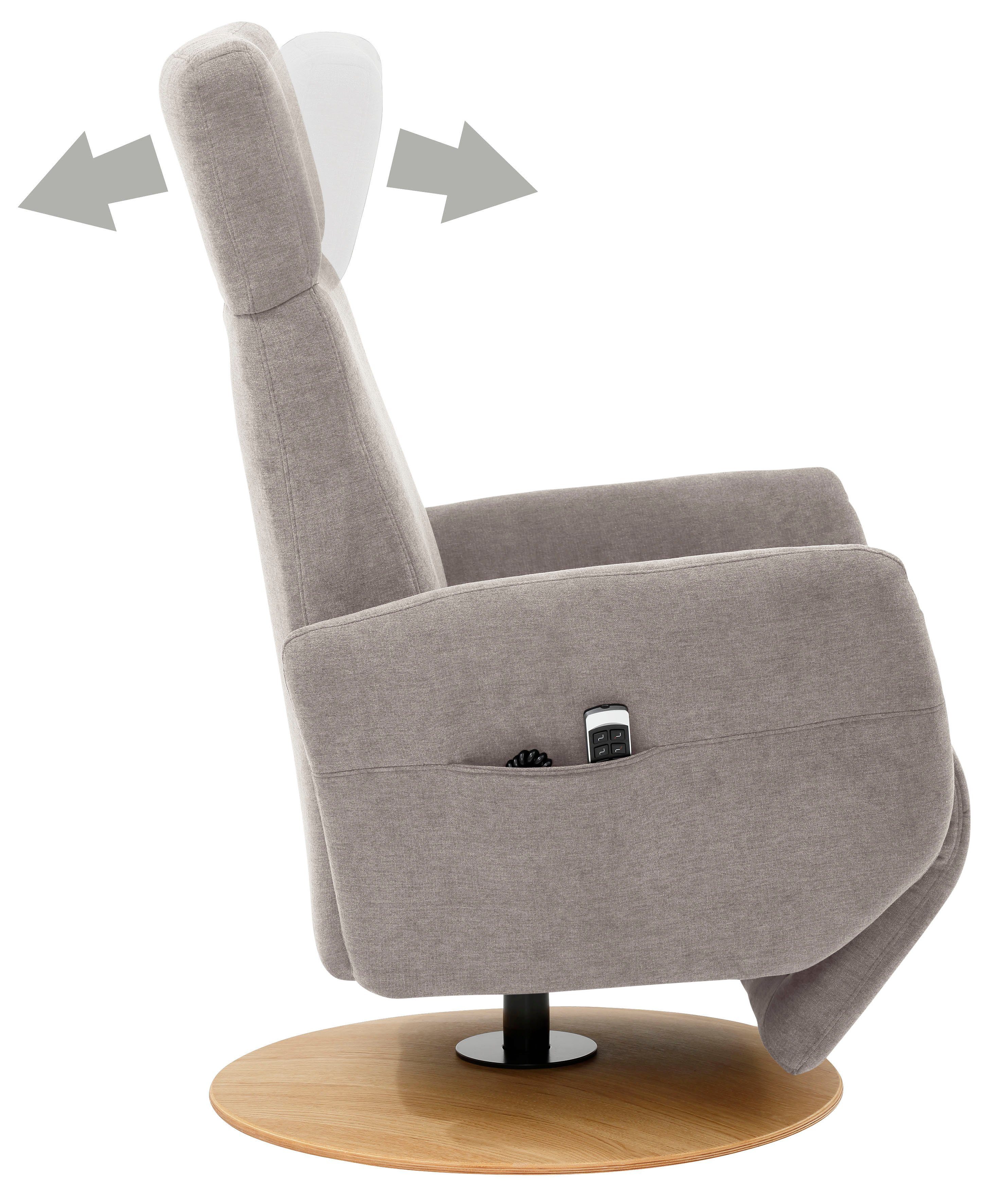 sit&more Relaxfauteuil Cobra naar keuze met 2 motoren, 2 motoren en accu of met 2 motoren