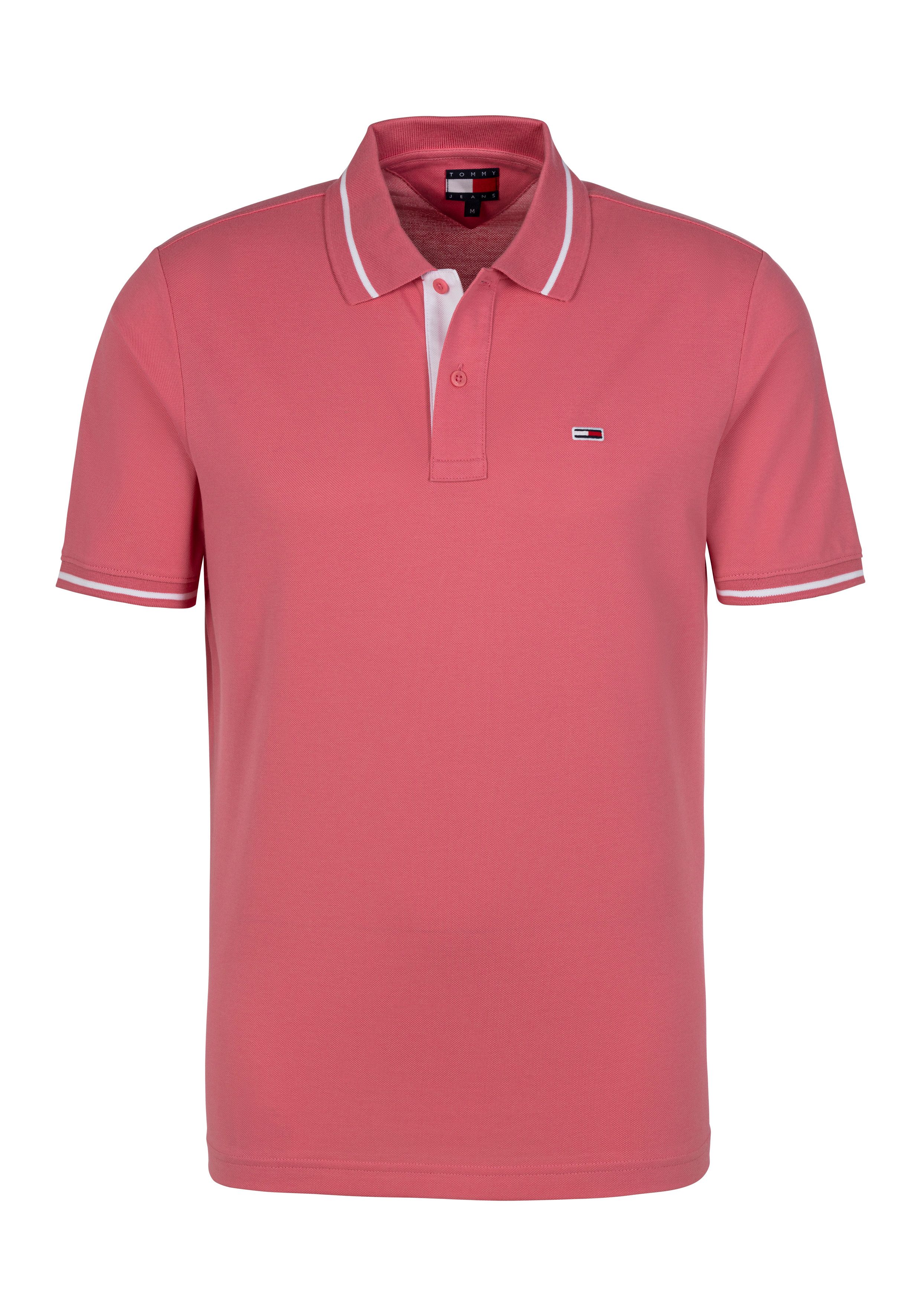 TOMMY JEANS Poloshirt TJM REG TIPPED POLO met gestreepte details