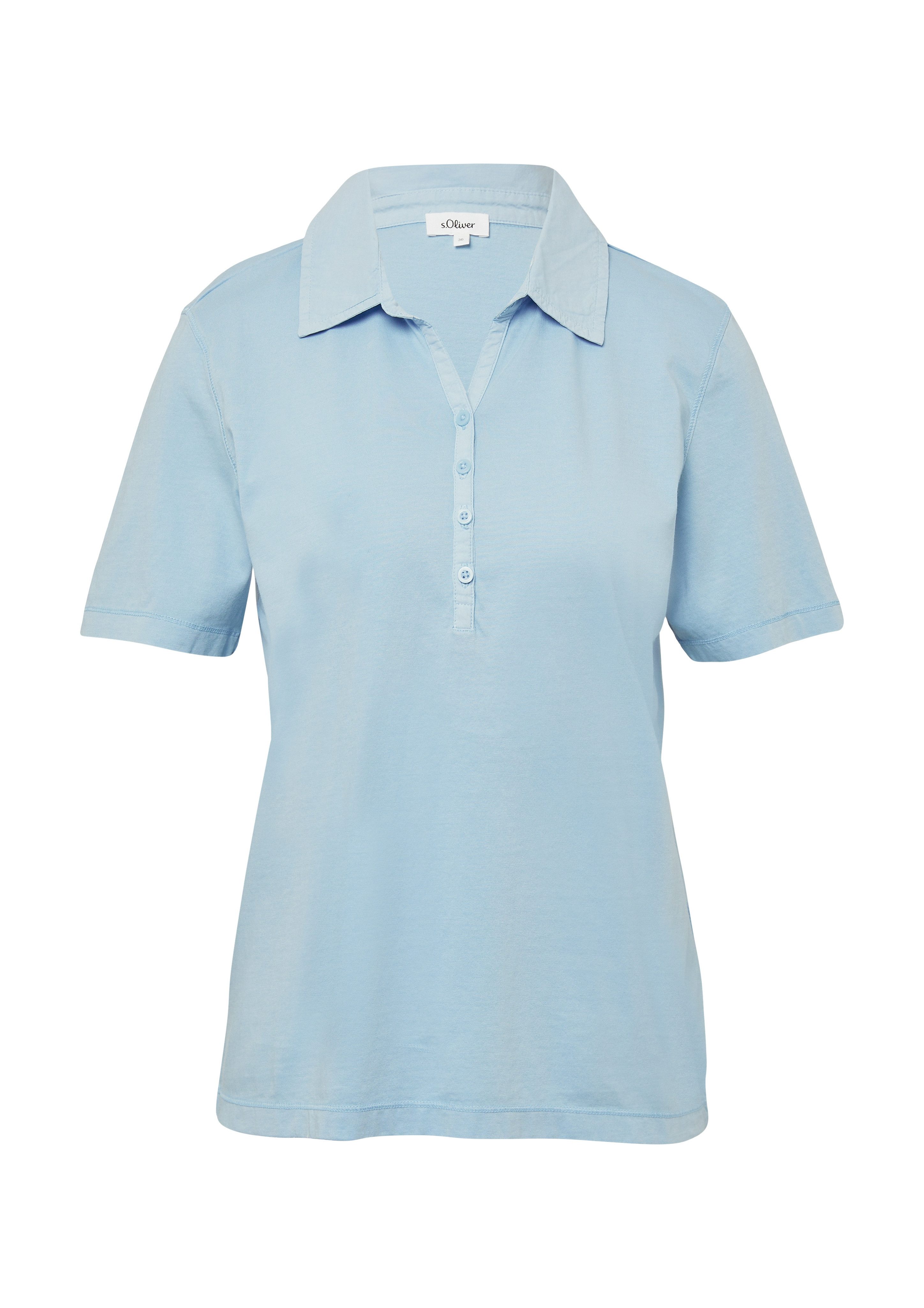 s.Oliver Poloshirt met polokraag