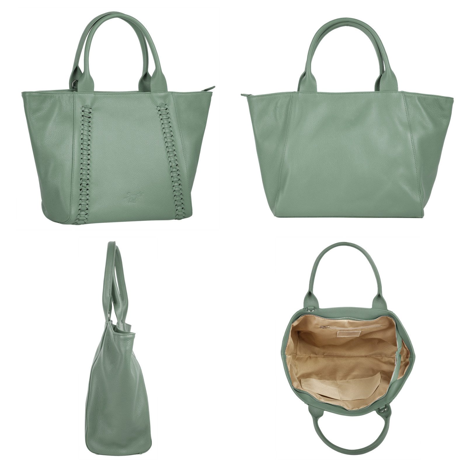 Samantha Look Shopper echt leer, made in italy