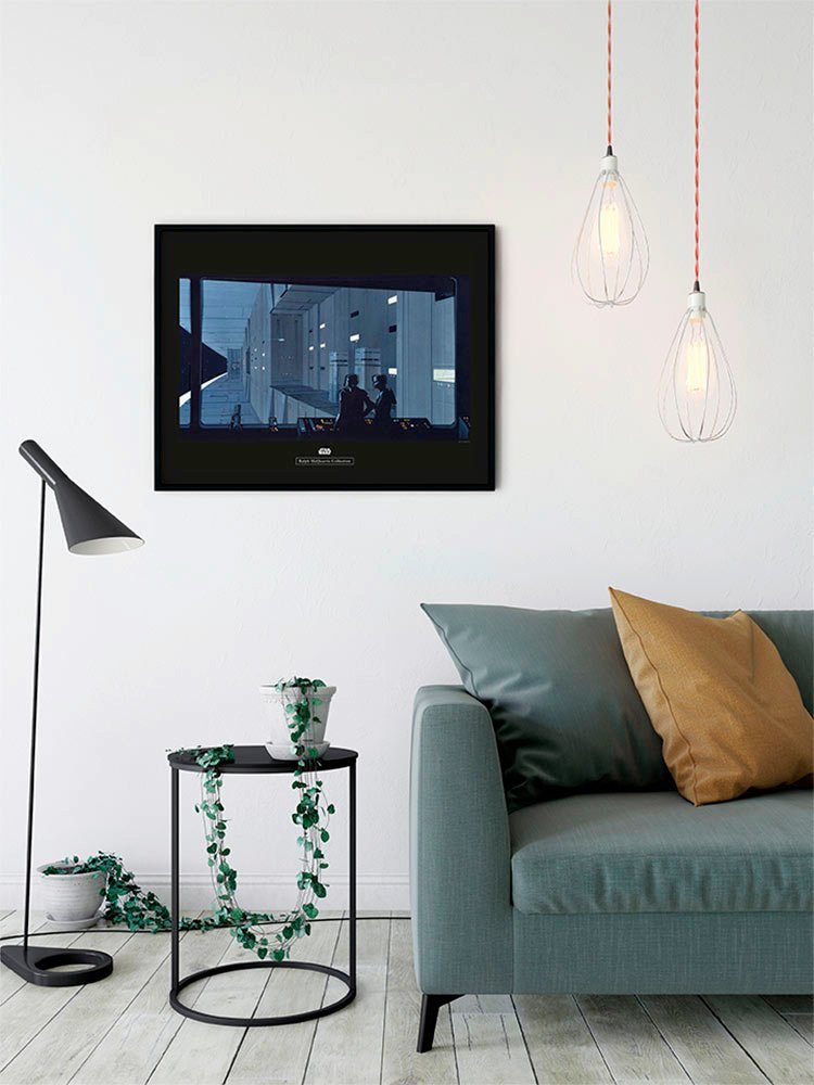 Komar Wanddecoratie Star Wars Classic RMQ Death star control Wanddecoratie voor de kinderkamer - zonder lijst (1 stuk)