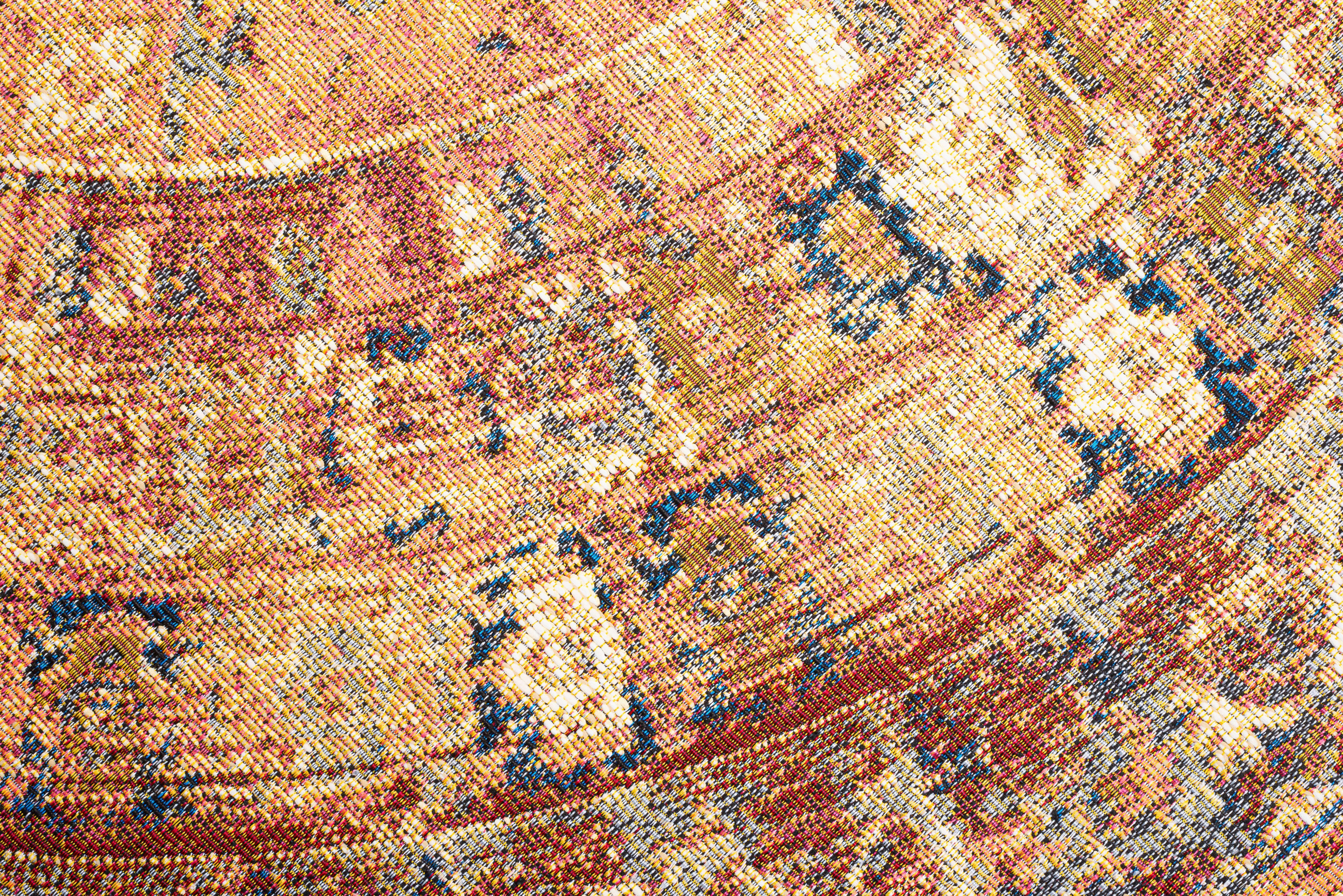 TOM TAILOR HOME Vloerkleed Funky Outdoor Orient Two Platweefsel, oriënt-look, geschikt voor binnen en buiten, woonkamer