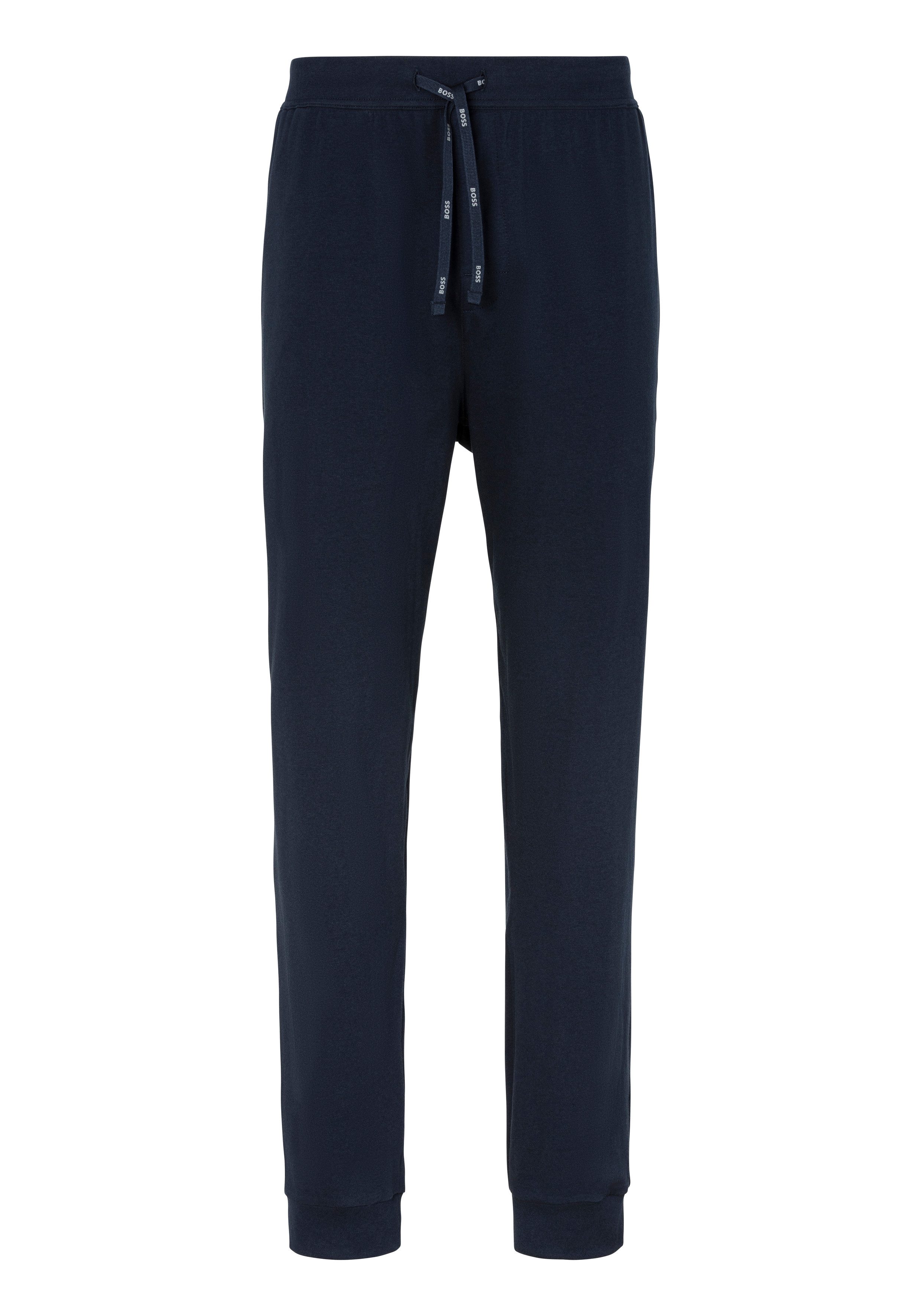 BOSS Sweatbroek B-Mix&Match met een rijgkoord heren joggingbroeken maat 5XL blauw