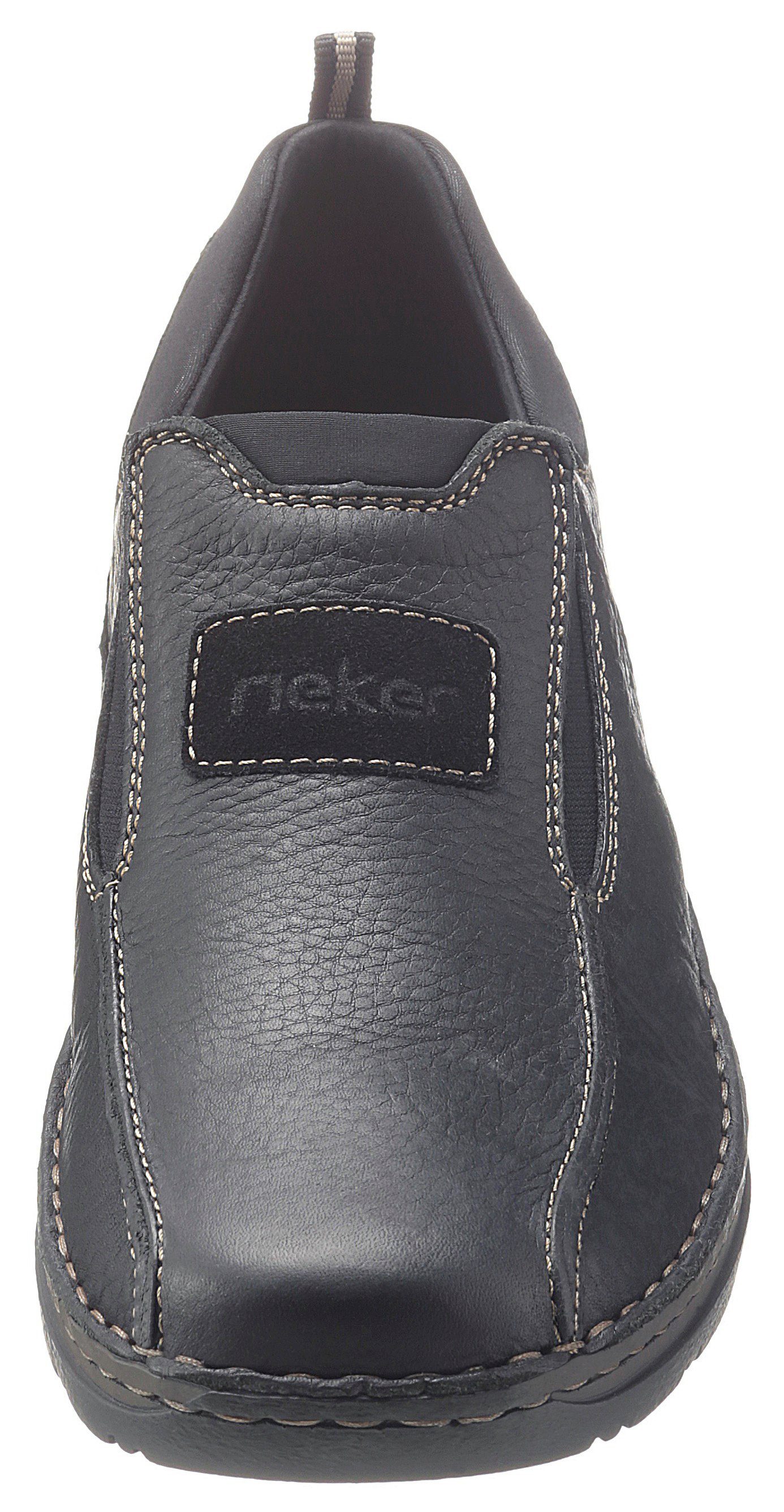 Rieker Slip-on sneakers met stretchinzetten