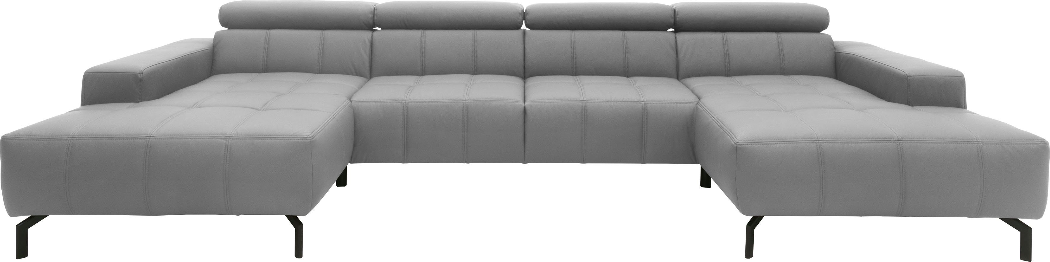 DOMO collection Zithoek Cunelli mooie zitnaden als designelement, stevige zitcomfort, U-vorm