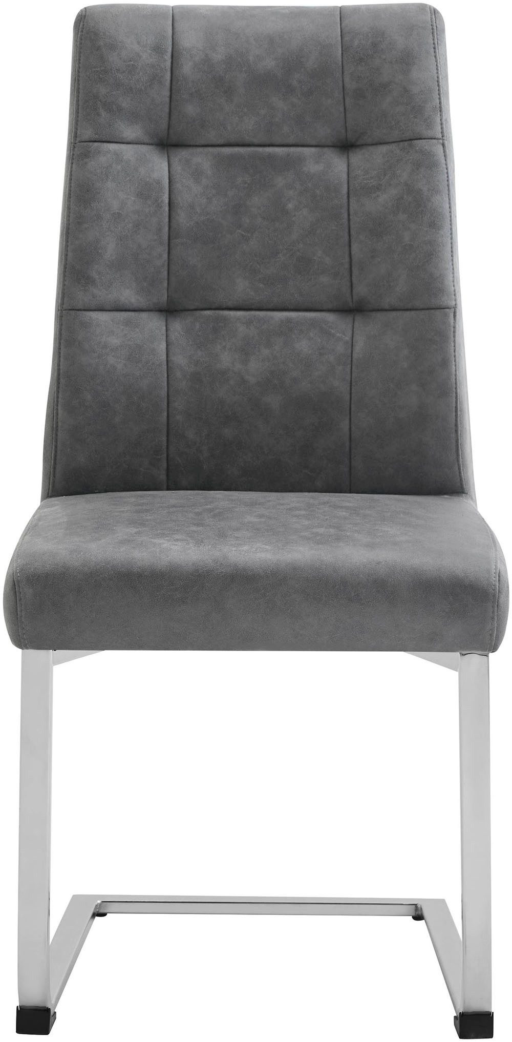 byLIVING Eetkamerstoel Marlen XXL belastbaar tot 150 kg, vintage bekleding, sledestoel (set, 2 stuks)