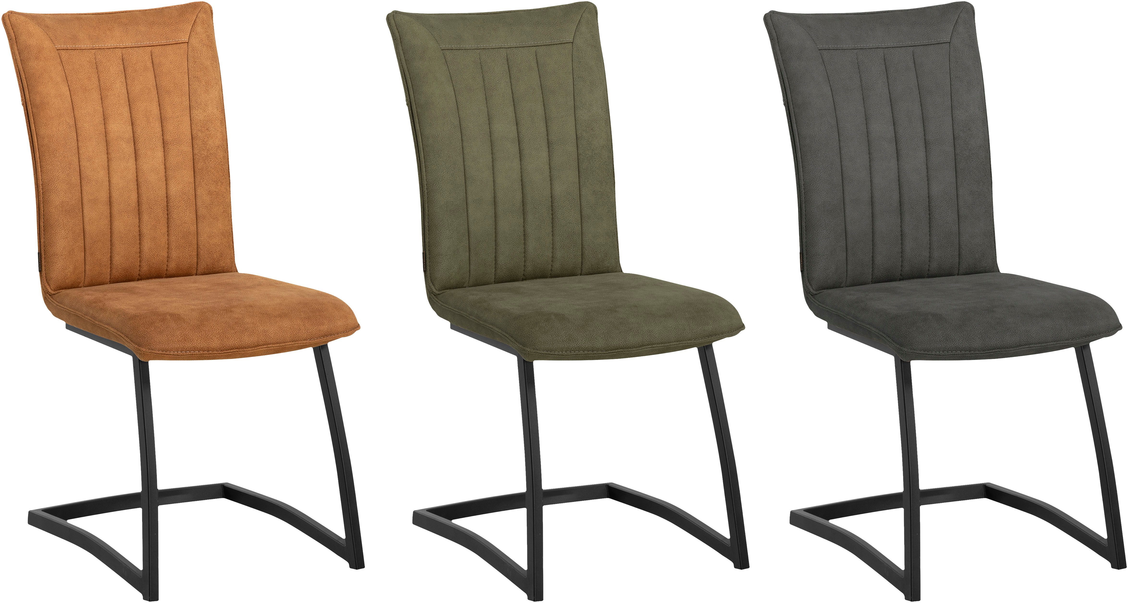 OMG Design Vrijdragende stoel Amara Eetkamerstoel, keukenstoel, onderhoudsvriendelijke bekleding (set)