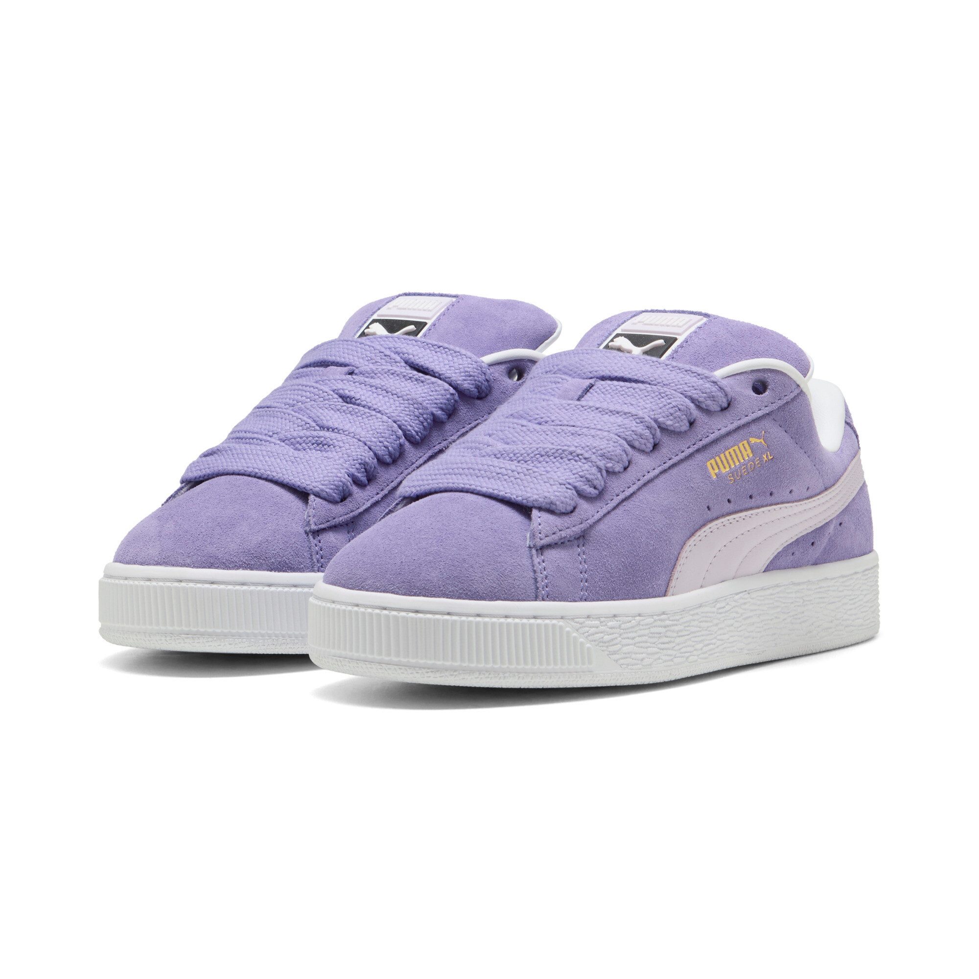 PUMA Sneakers SUEDE XL jongens lage sneakers maat 38,5 paars