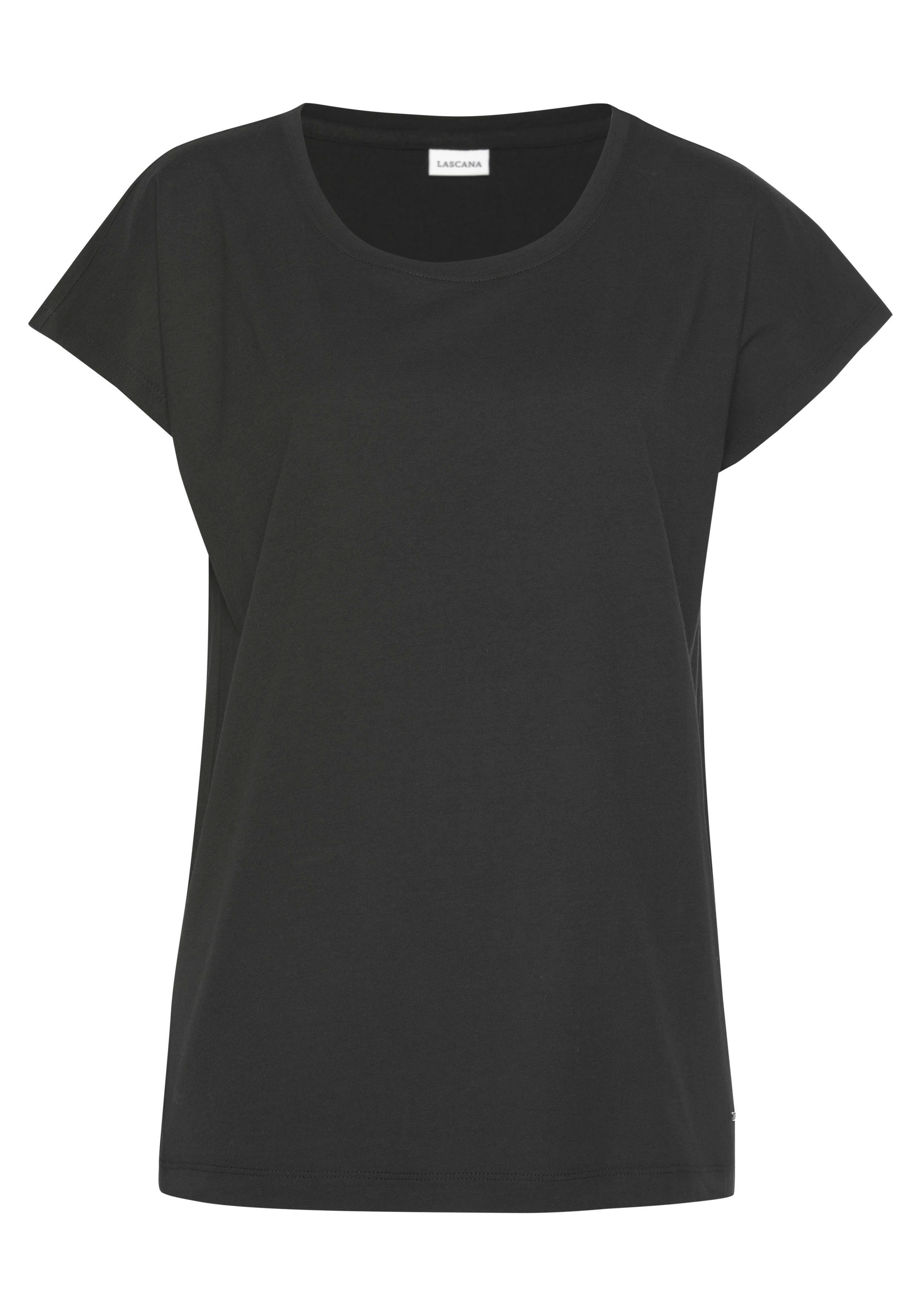 Lascana Pyjama top in effen kleuren