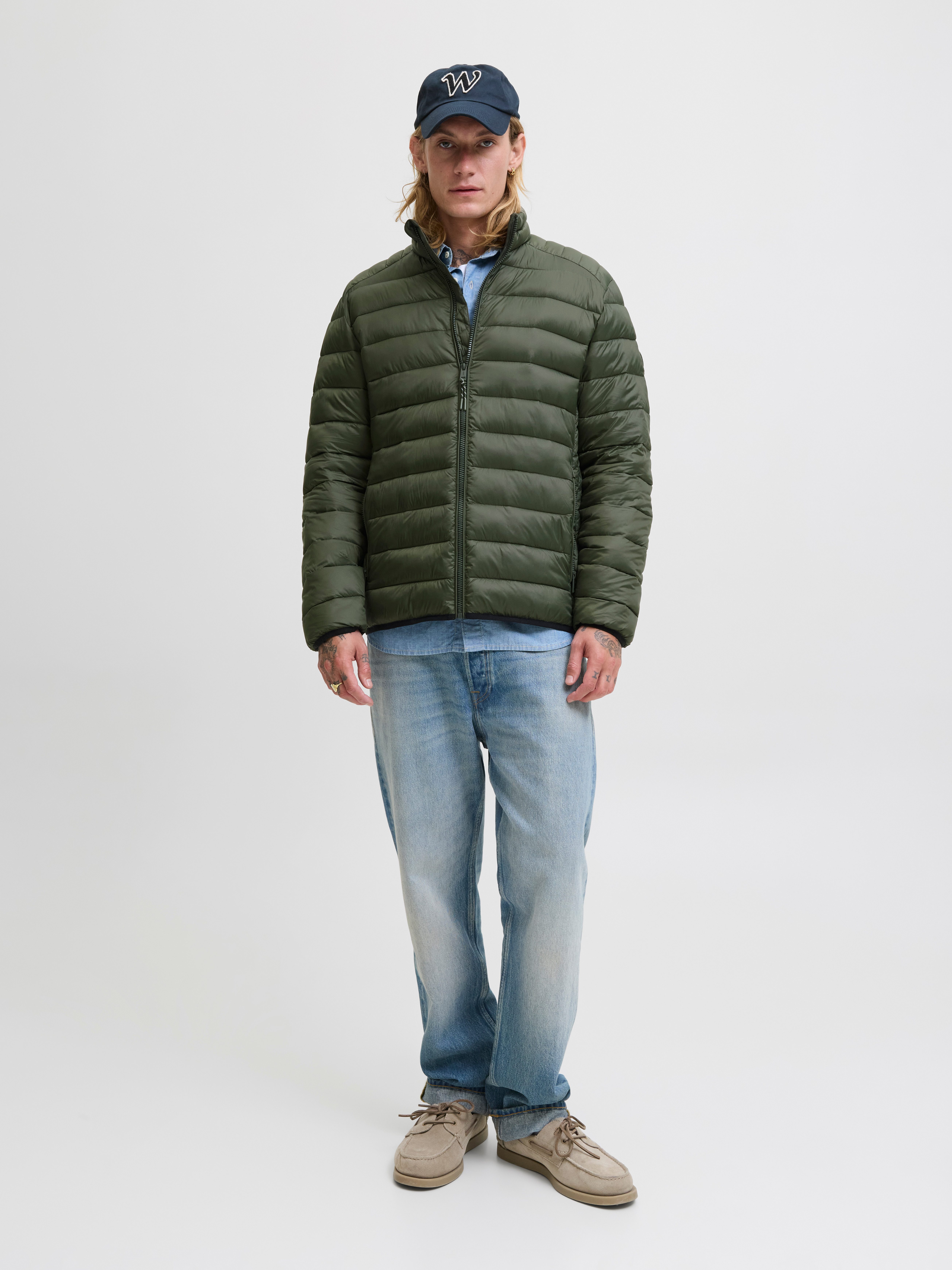 Jack & Jones Gewatteerde jas JJEBRADLEY LIGHT PUFFER COLLAR NOOS