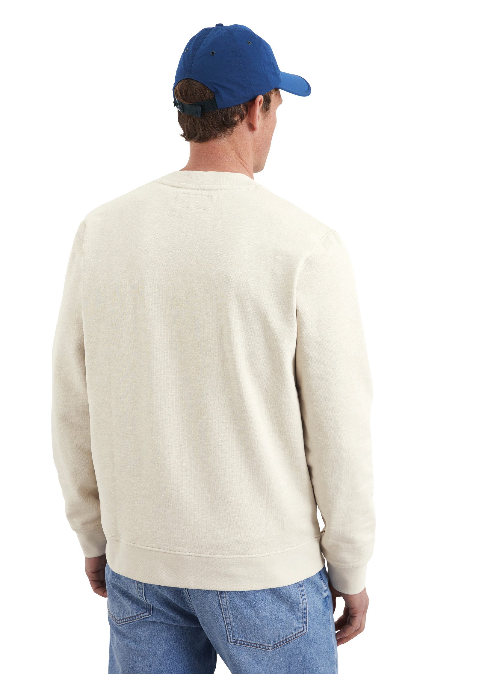 Marc O'Polo Sweatshirt met licht onregelmatige slub-sweatstructuur