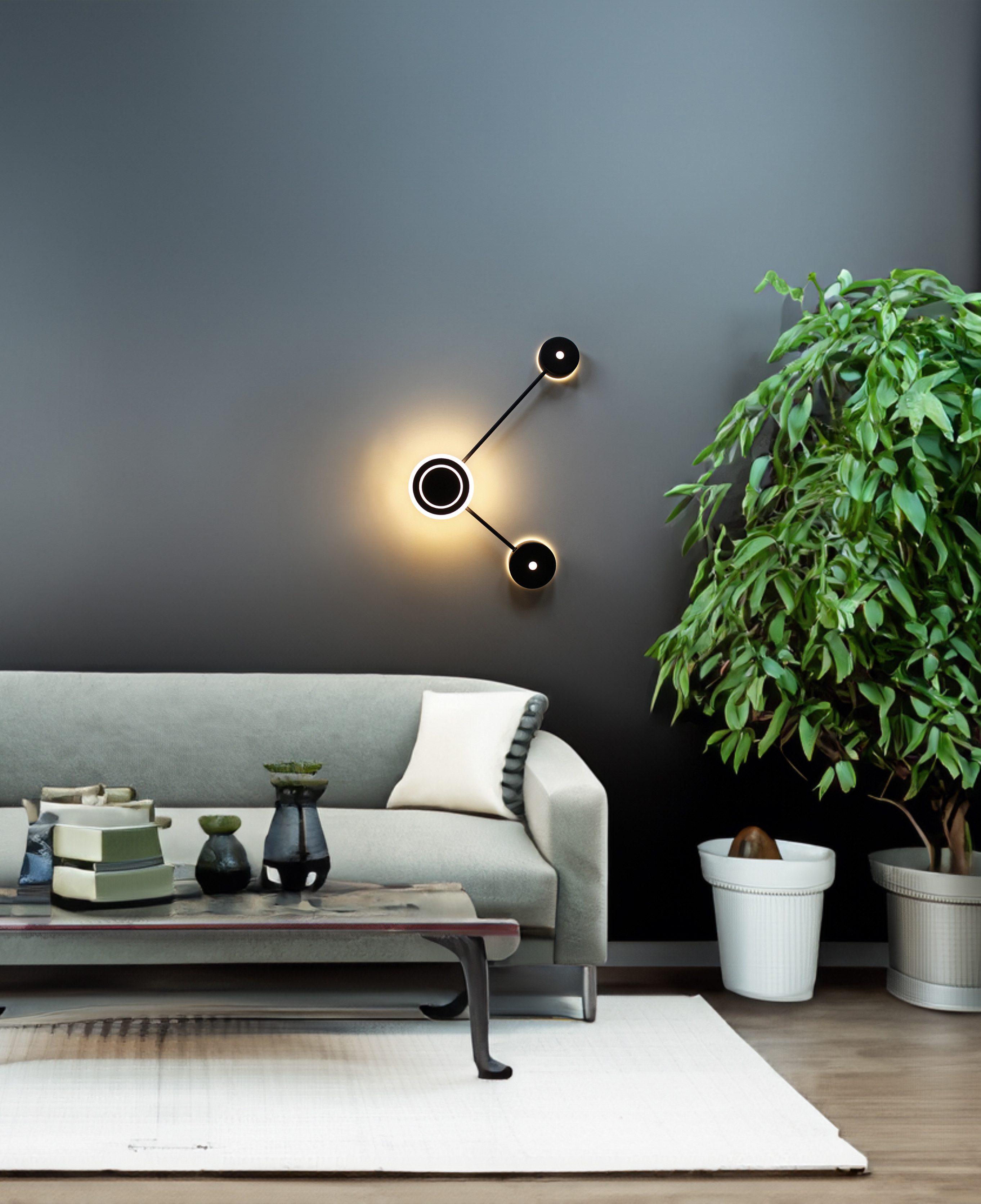 ECO-LIGHT Led-wandlamp LED-Wandleuchte SOLAR