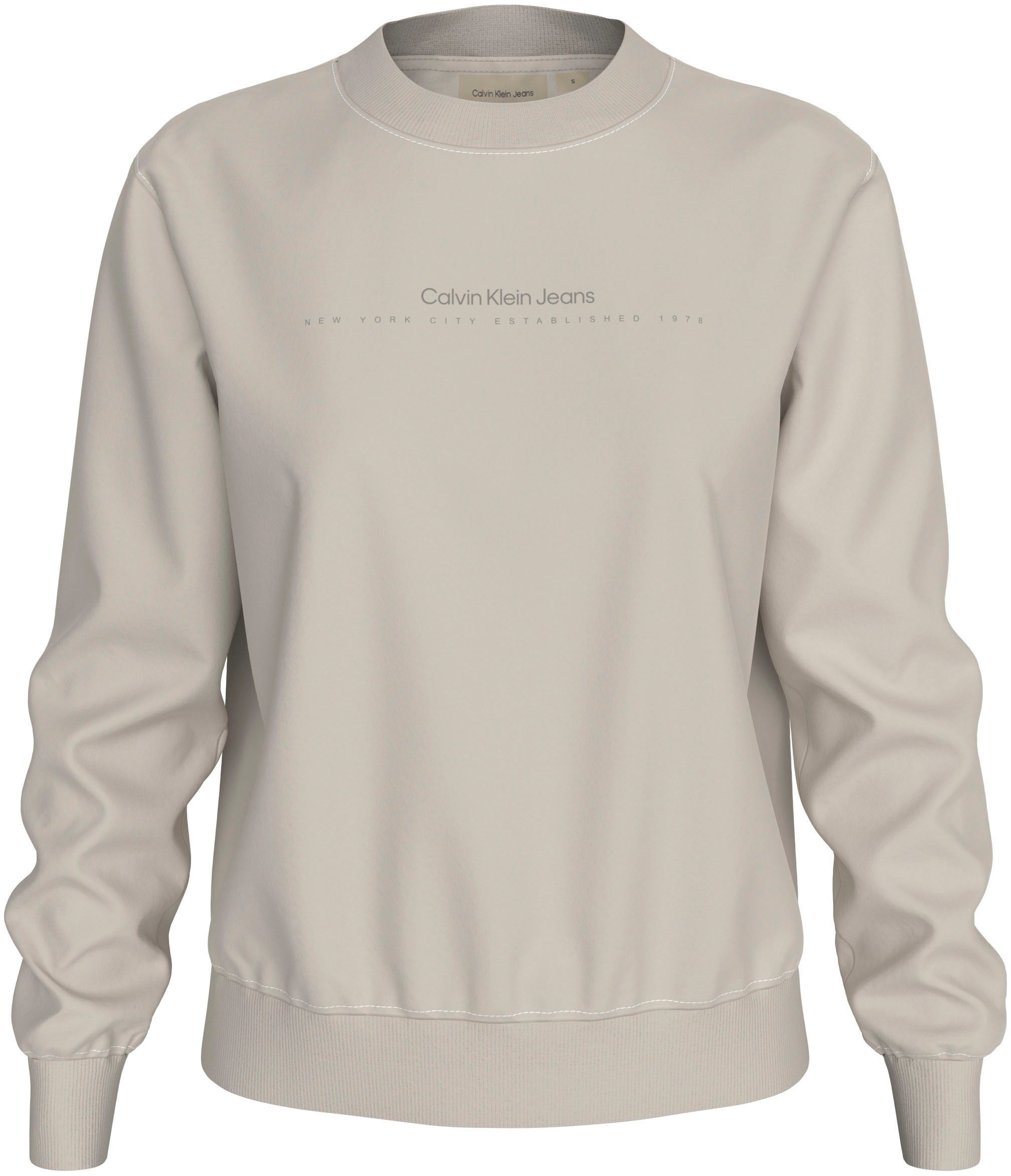 Calvin Klein Sweatshirt INSTITUTIONAL GRAPHIC CREWNECK