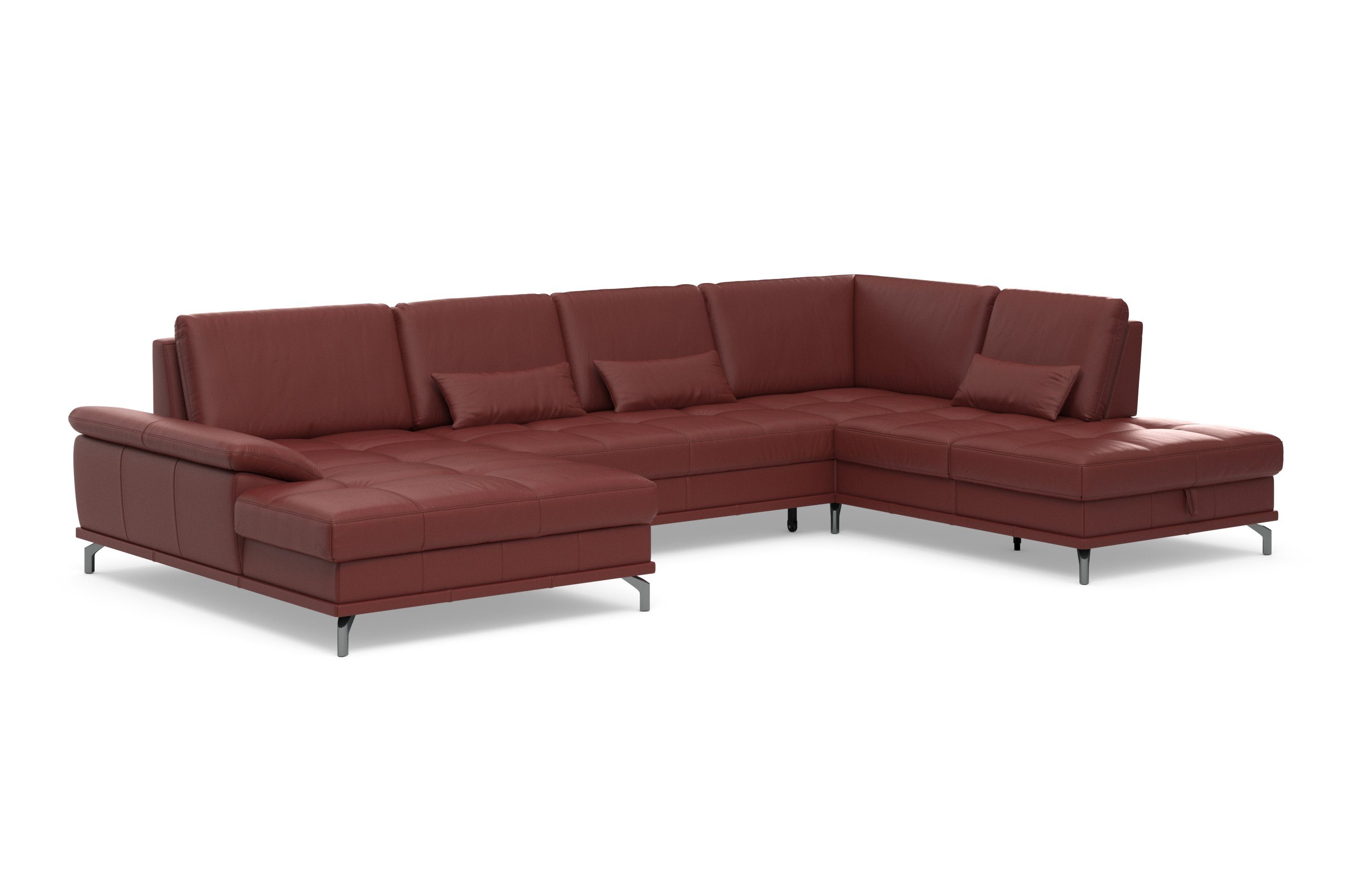 Places of Style Zithoek Costello U-vorm, met zitdiepteverstelling, armleuningverstelling en