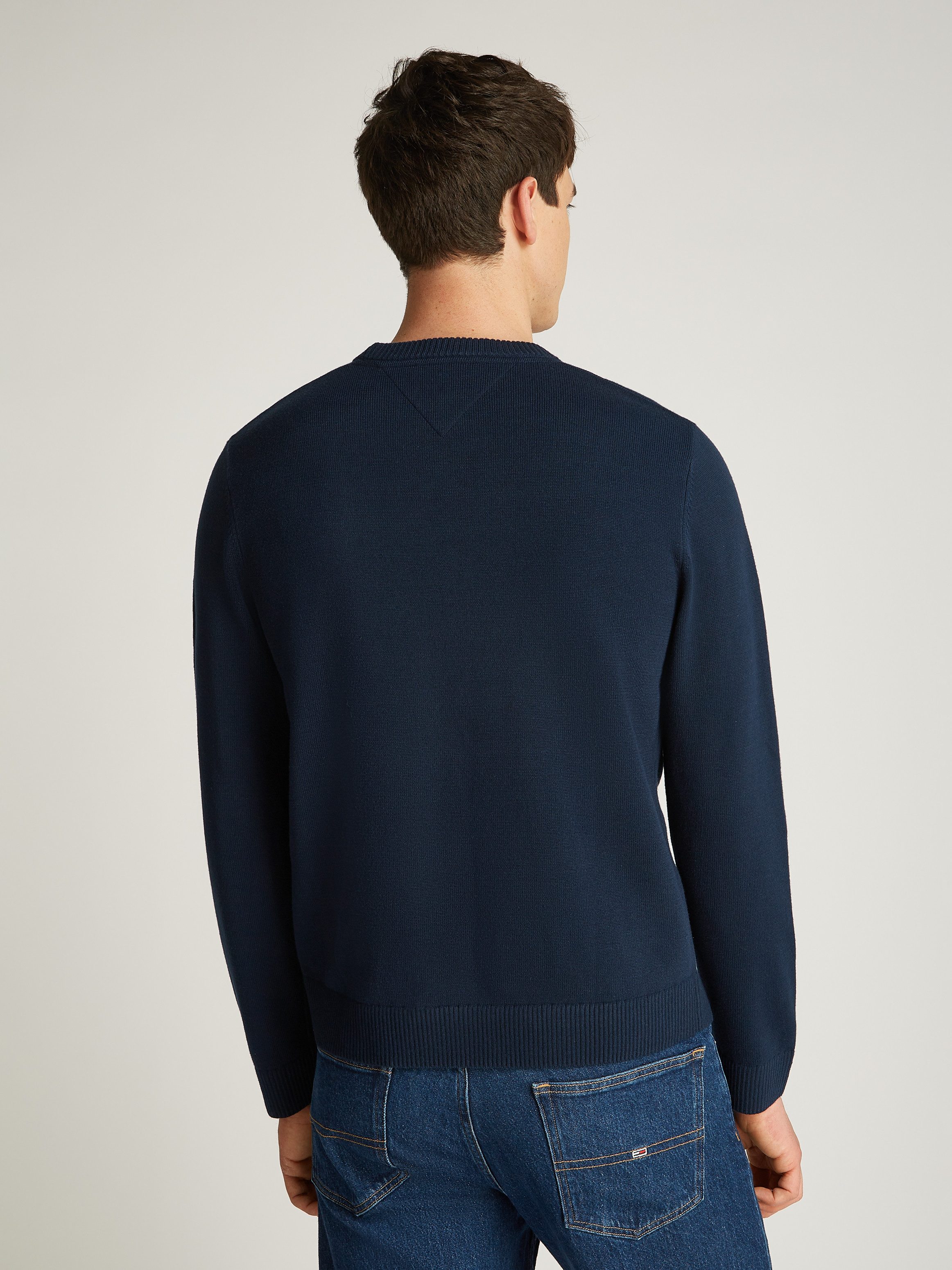 TOMMY JEANS Gebreide trui TJM LINEAR SMALL CHEST SWEATER