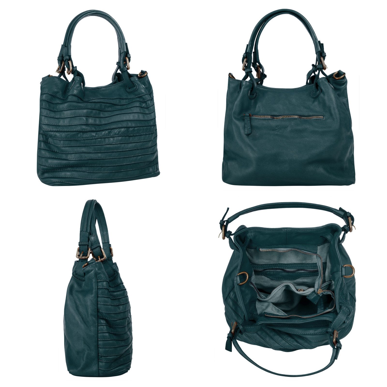 Samantha Look Shopper echt leer, made in italy