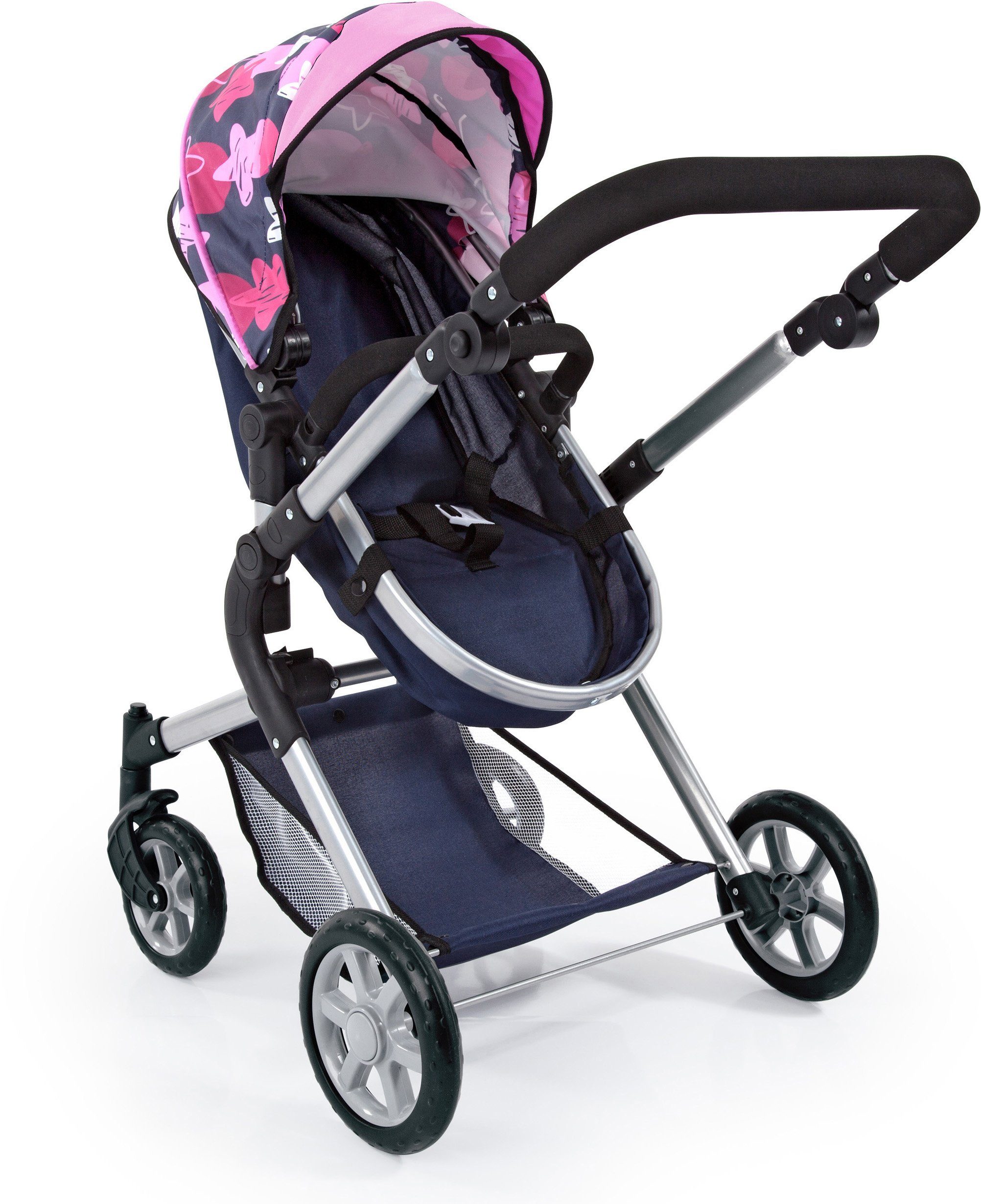 Bayer Combi-poppenwagen City NEO, blauw