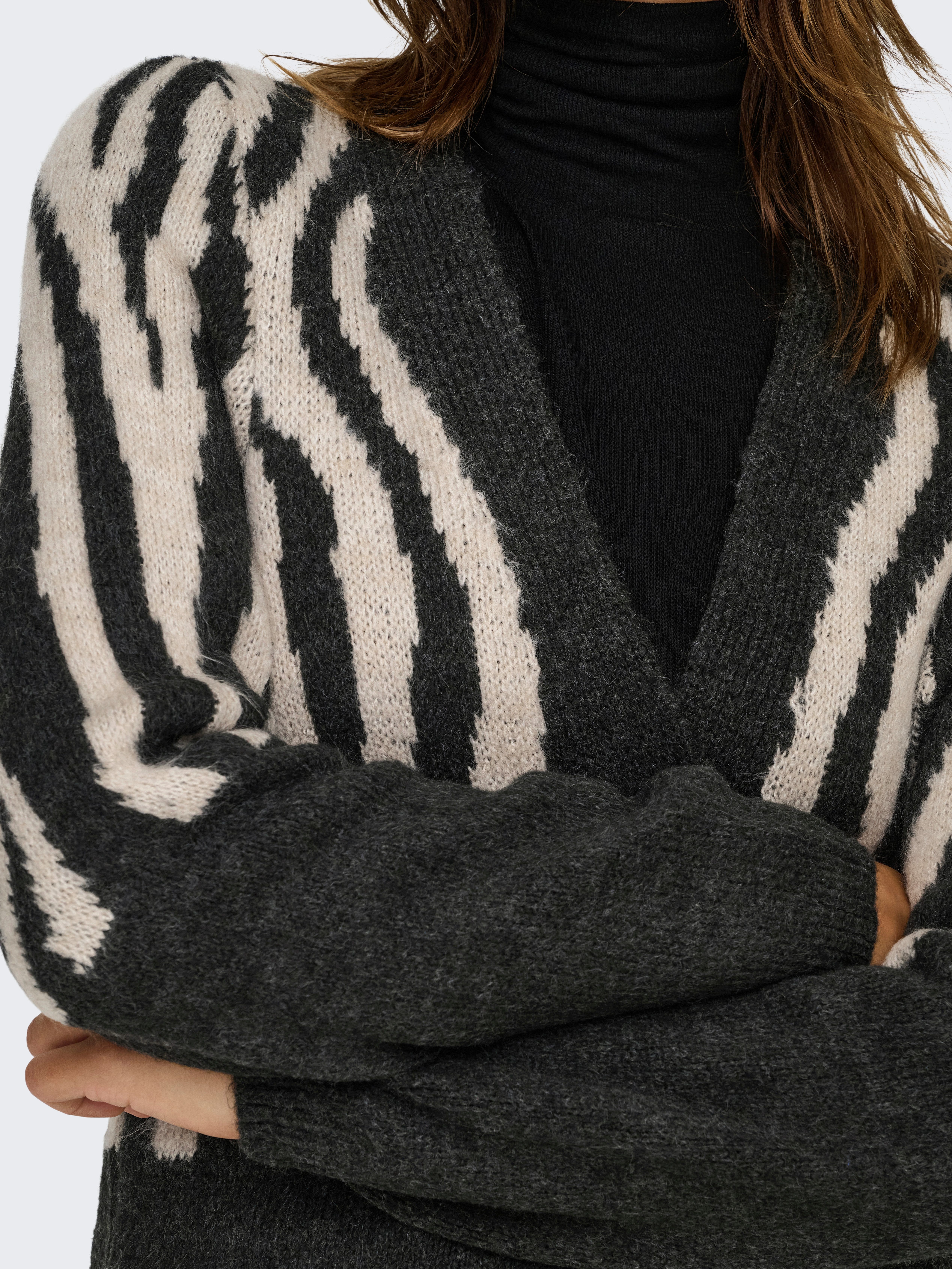 Only Lang vest ONLJADE ZEBRA LS CARDIGAN CC KNT