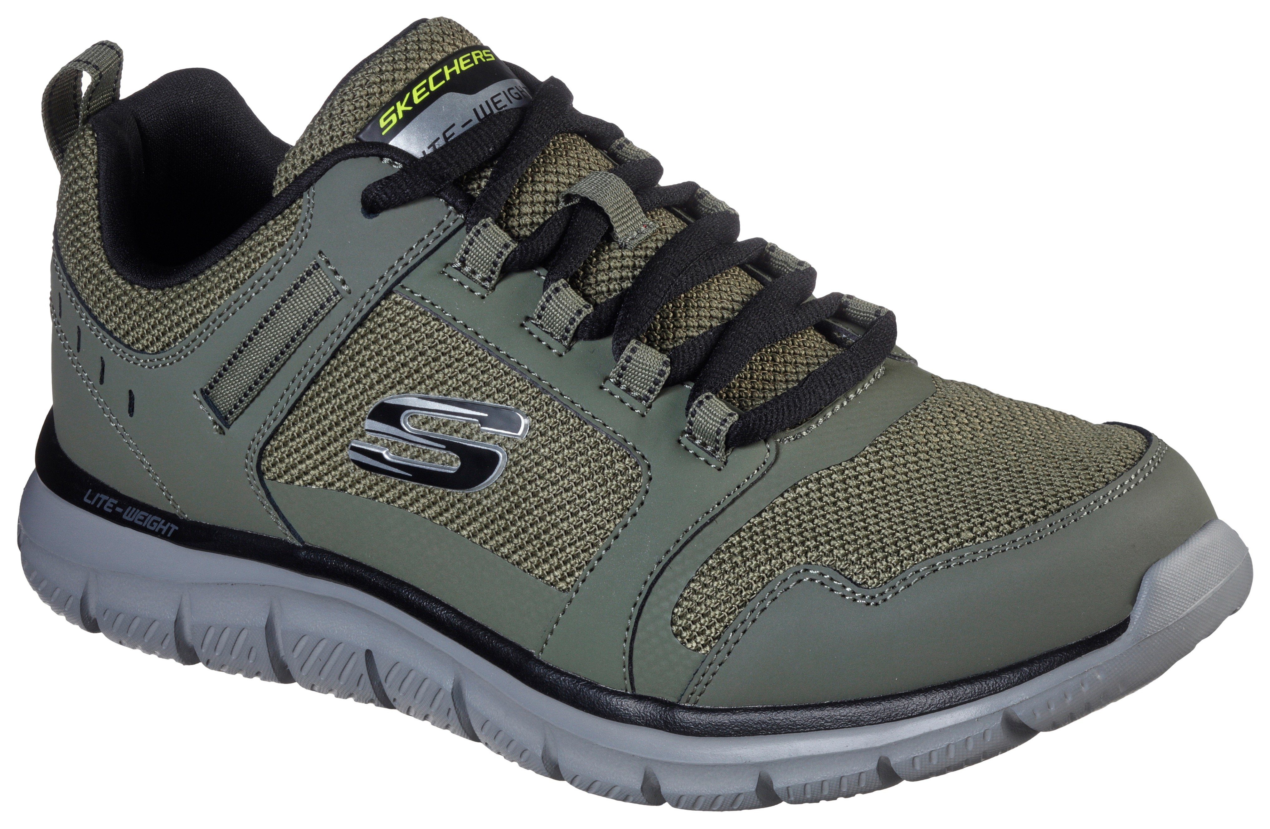 Skechers Sneakers TRACK-KNOCKHILL met gepolsterde binnenzool, vrijetijdsschoen, halfschoen, veterschoen