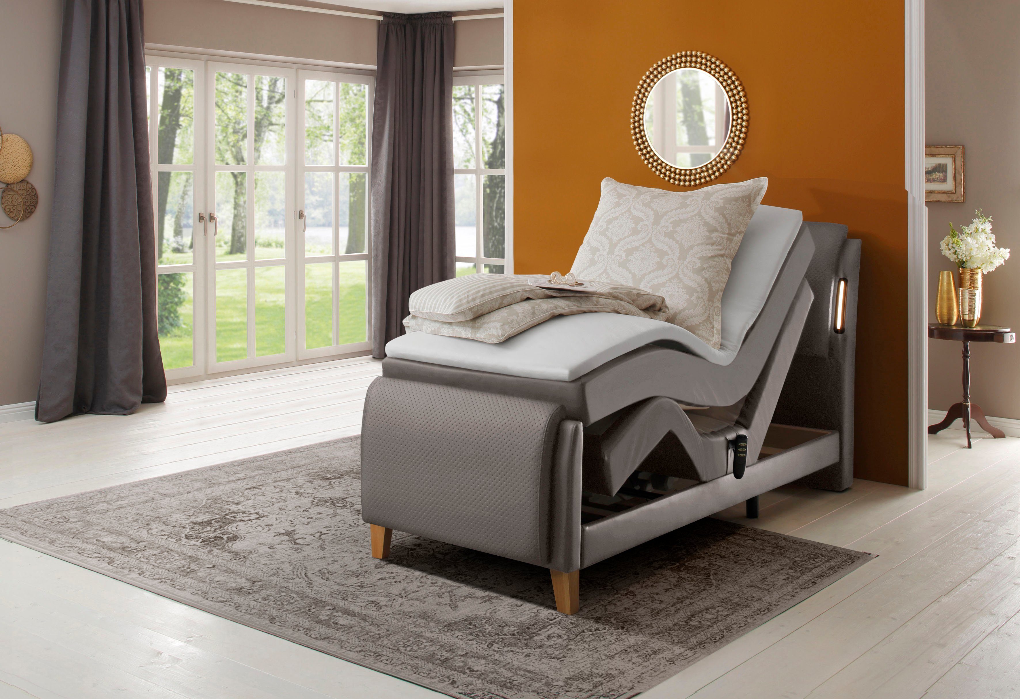 Home affaire Boxspring Messina2 Ligcomfort elektrisch verstelbaar